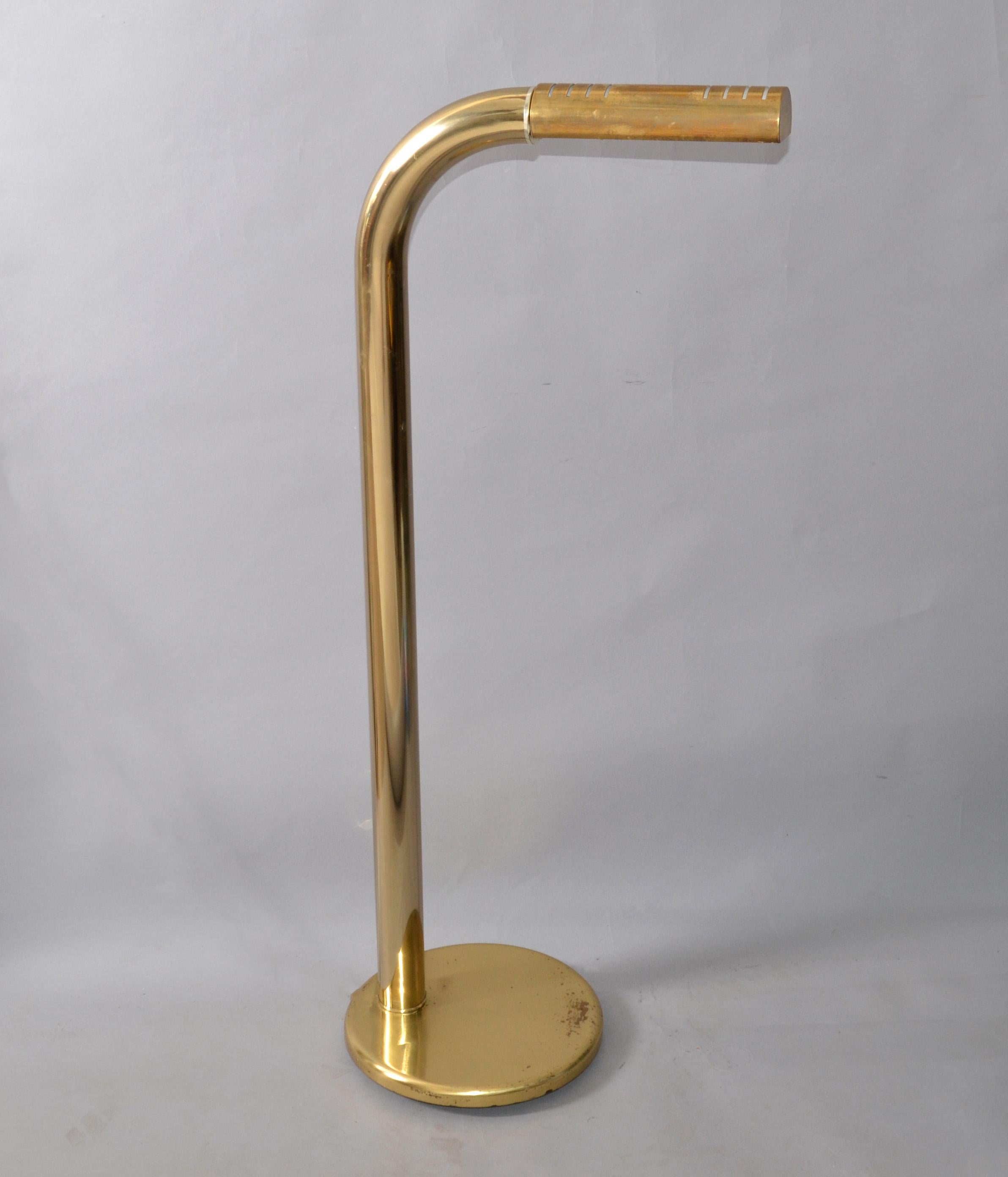Regenbogen Lamp Company Space Age Bronze-Stehlampe entworfen von Jim Bindman, 1980 im Angebot 8
