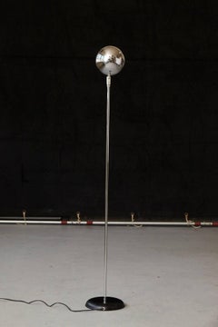 Robert Sonneman Style Chrome Eyeball Floor Lamp