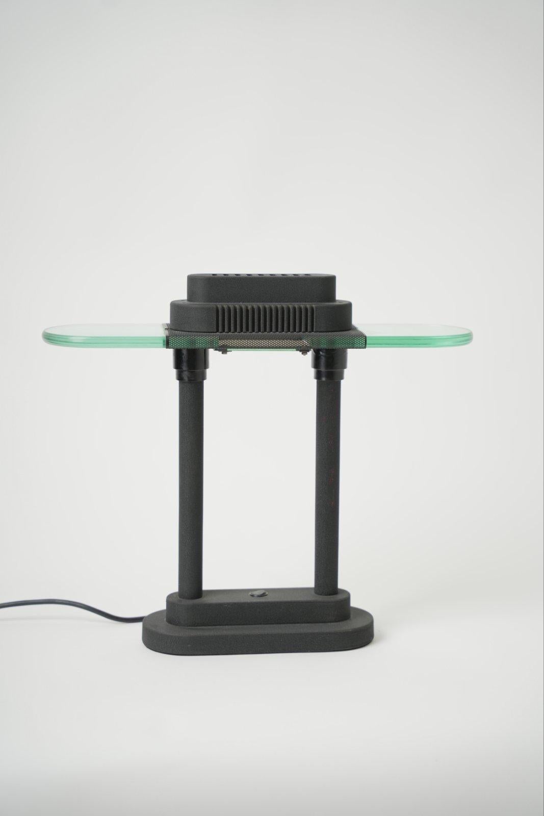 Robert Sonneman Lampe de table postmoderne 1980