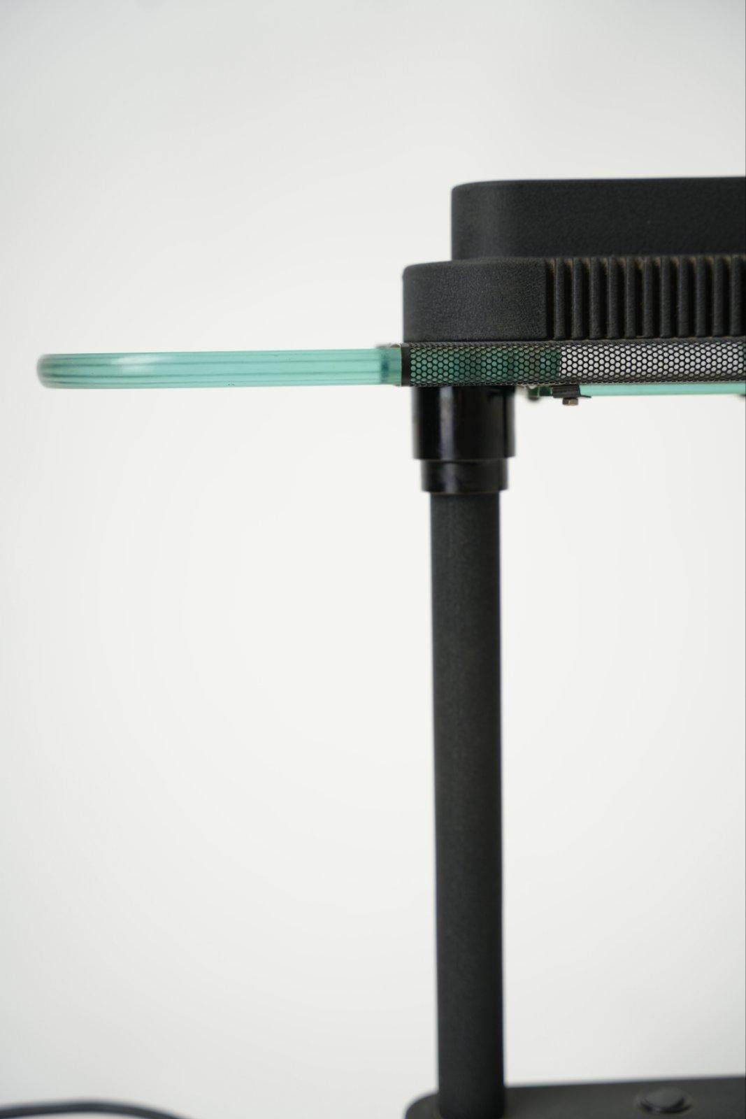 Mid-Century Modern Robert Sonneman lampe de bureau postmoderne des années 1980 en vente