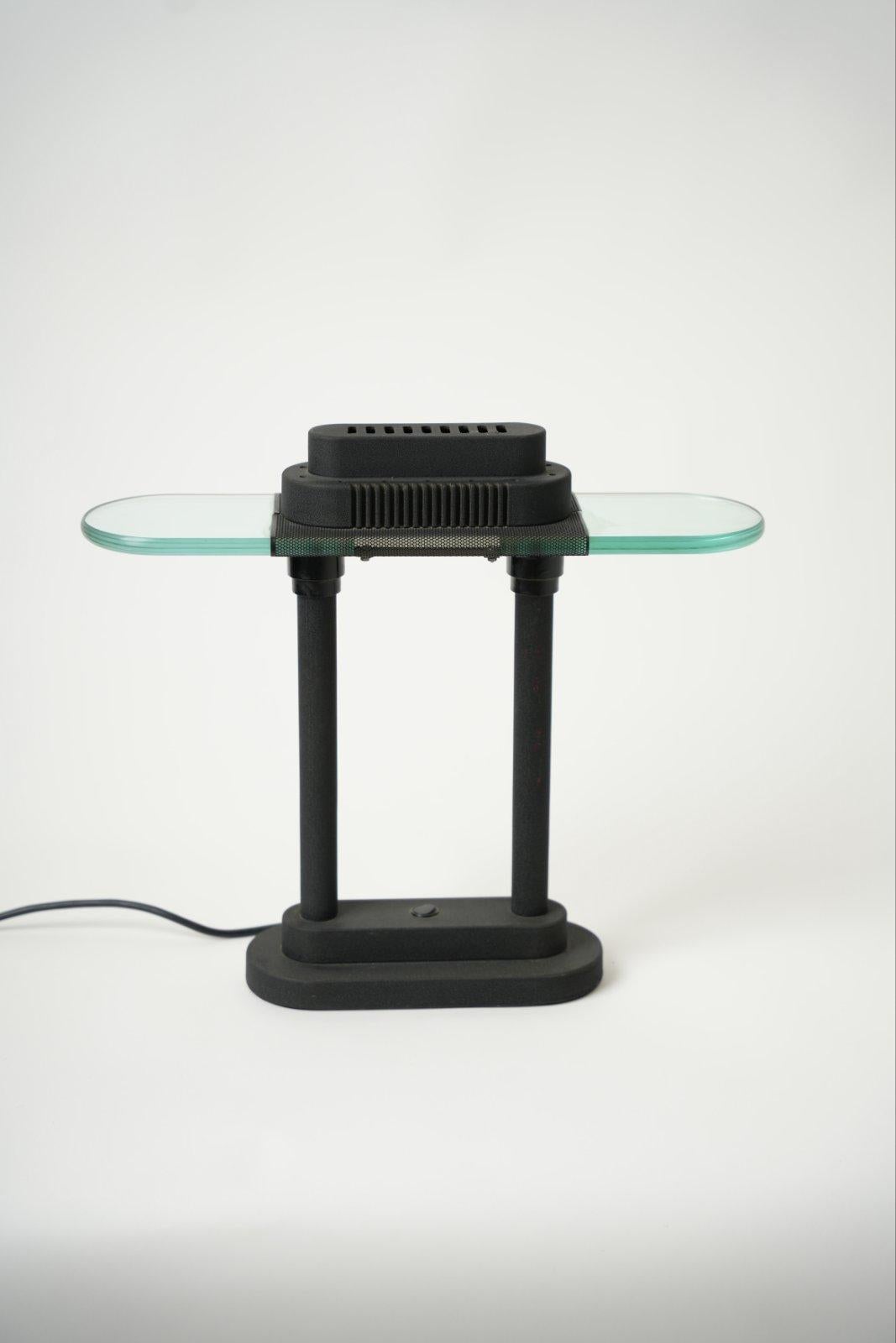 Fin du 20e siècle Robert Sonneman lampe de bureau postmoderne des années 1980 en vente