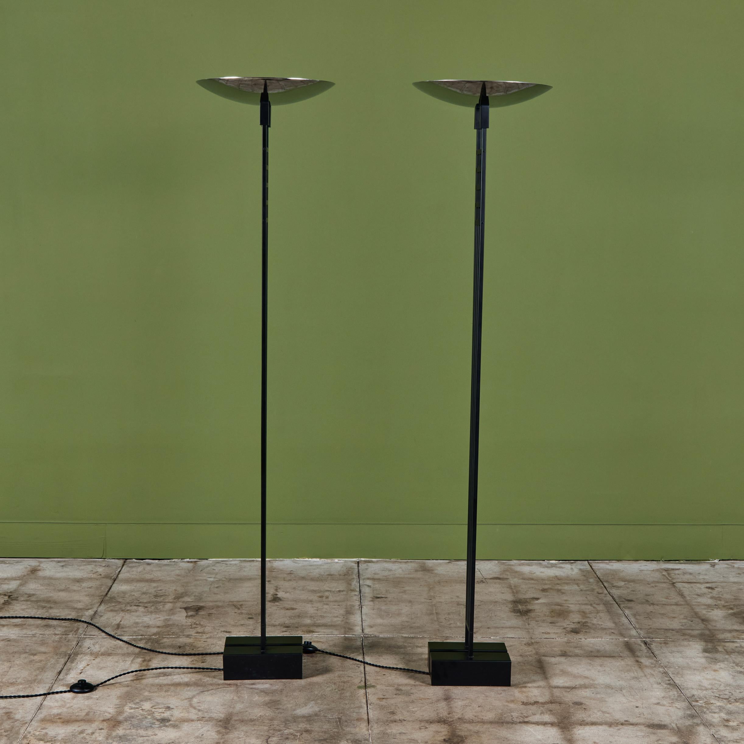 American Robert Sonneman Torchiere Floor Lamp for George Kovacs For Sale