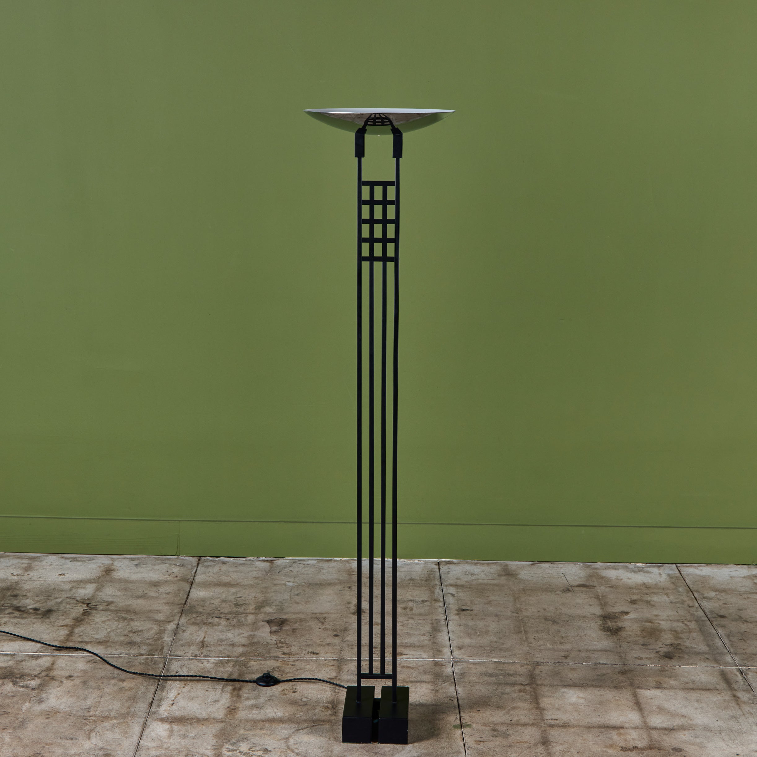 Robert Sonneman Torchiere Floor Lamp for George Kovacs For Sale