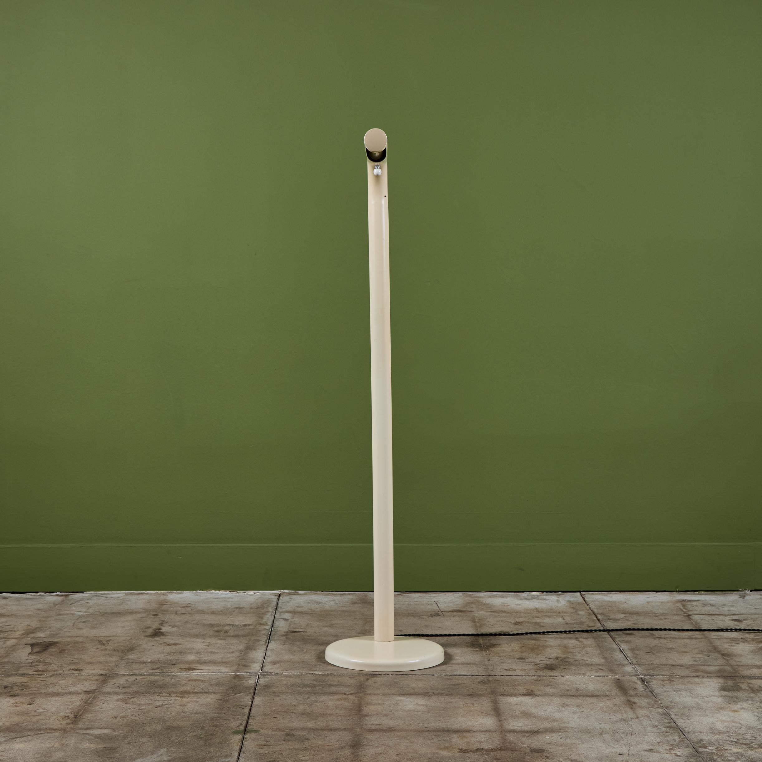Lámpara de pie tubular Robert Sonneman finales del siglo XX en venta