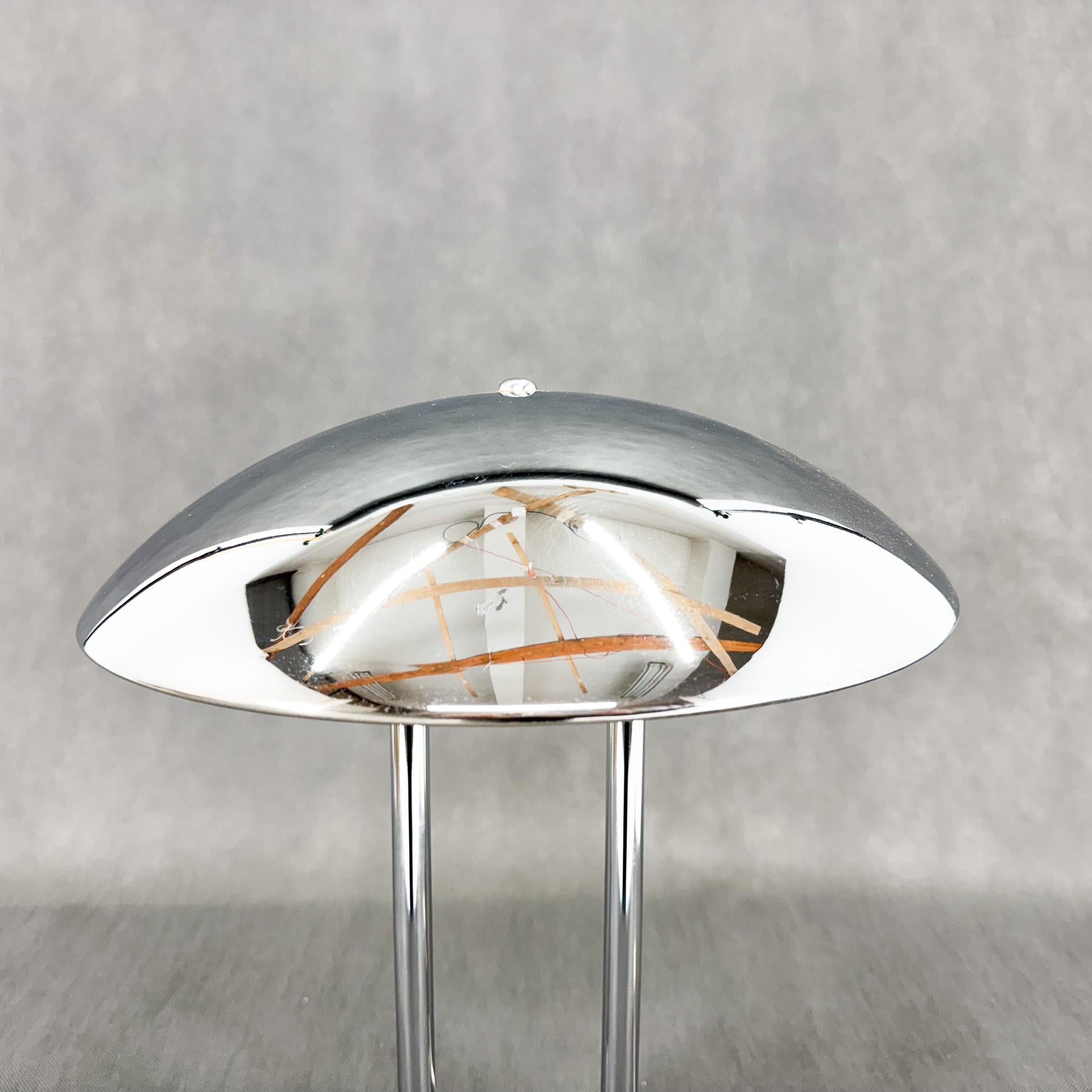 Lampe champignon chromée de Robert Sonneman pour Ikea, 1980 en vente 5