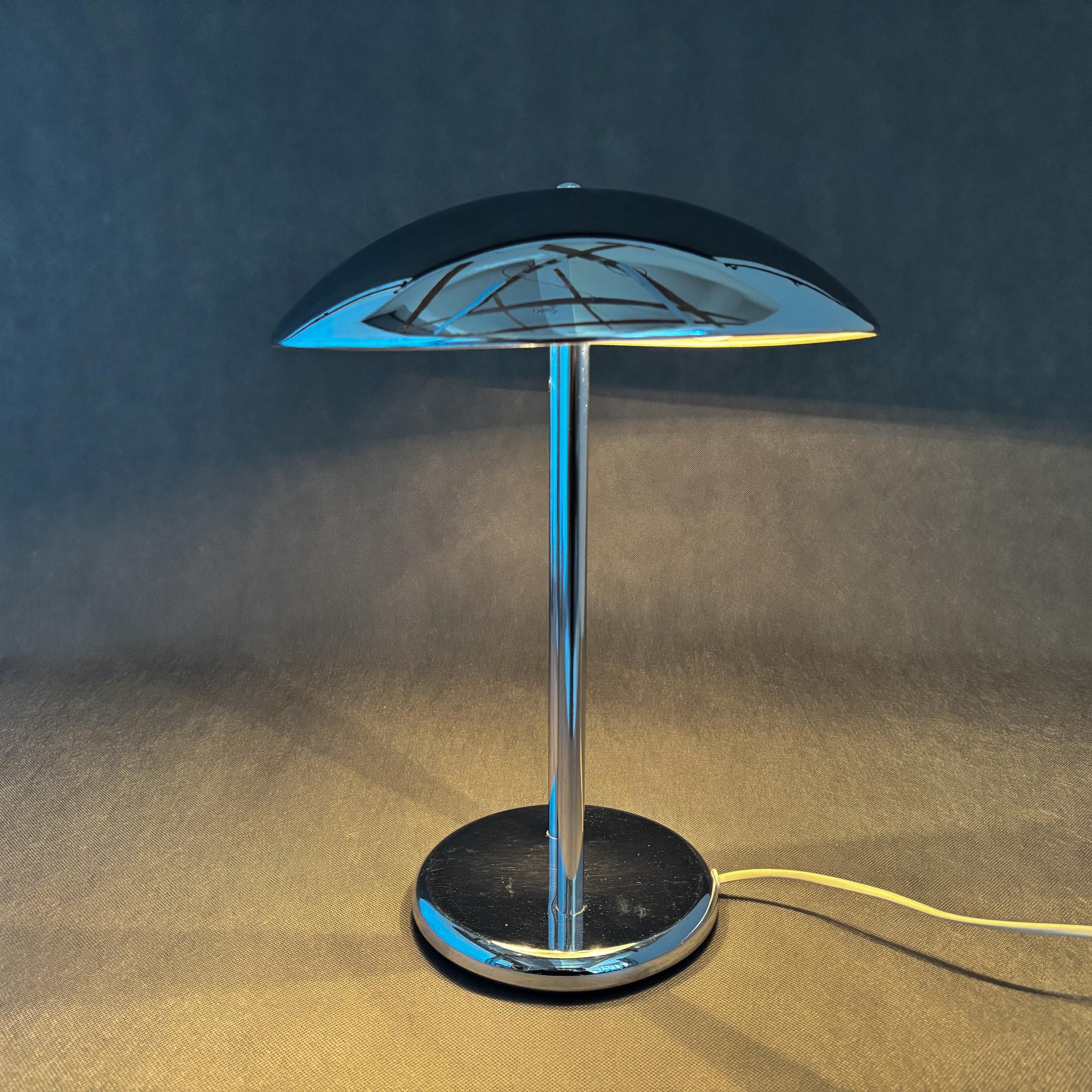 Late 20th Century Robert Sonneman's Chrome Mushroom Lamp for Ikea, 1980s For Sale