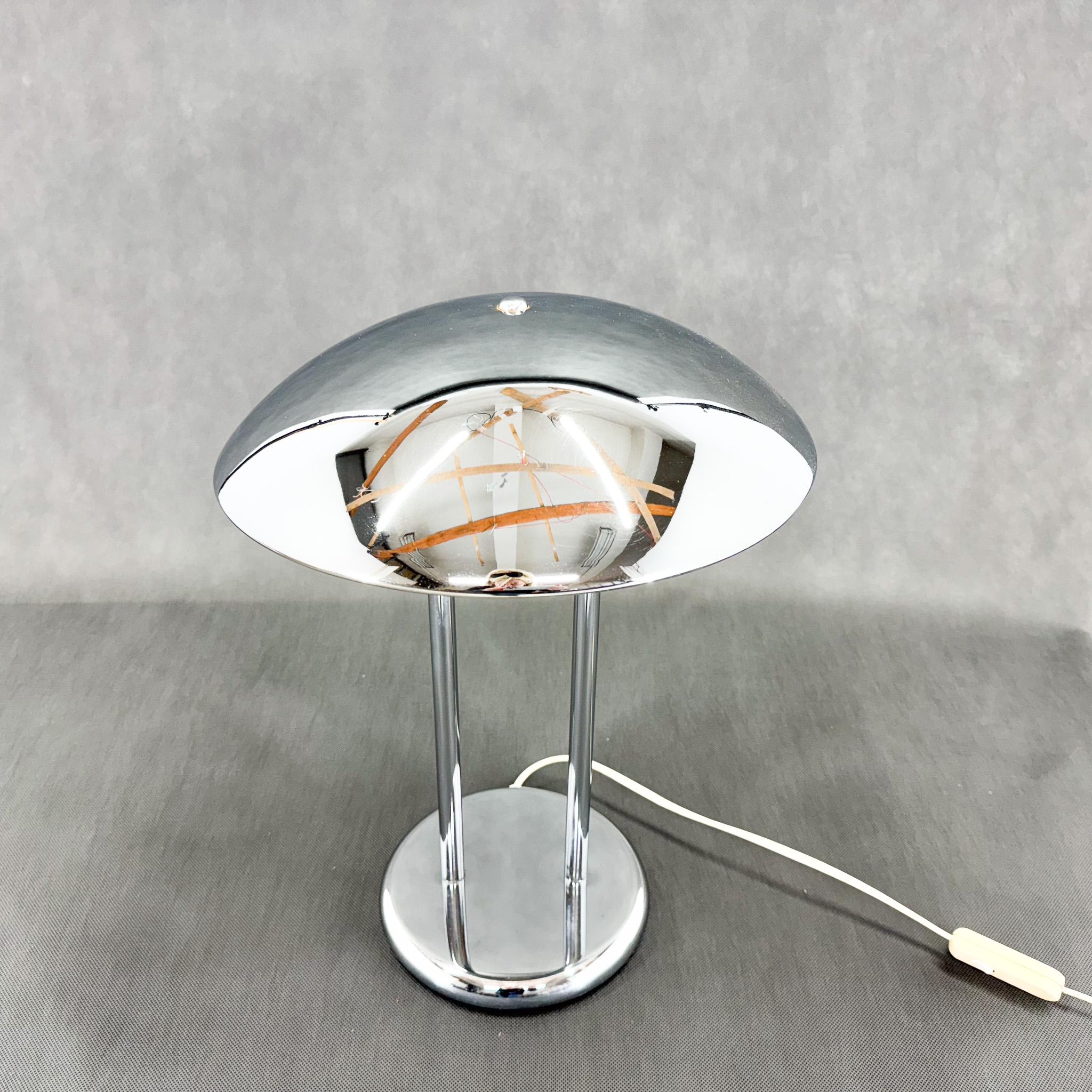 Robert Sonneman's Chrome Mushroom Lamp for Ikea, 1980s For Sale 2