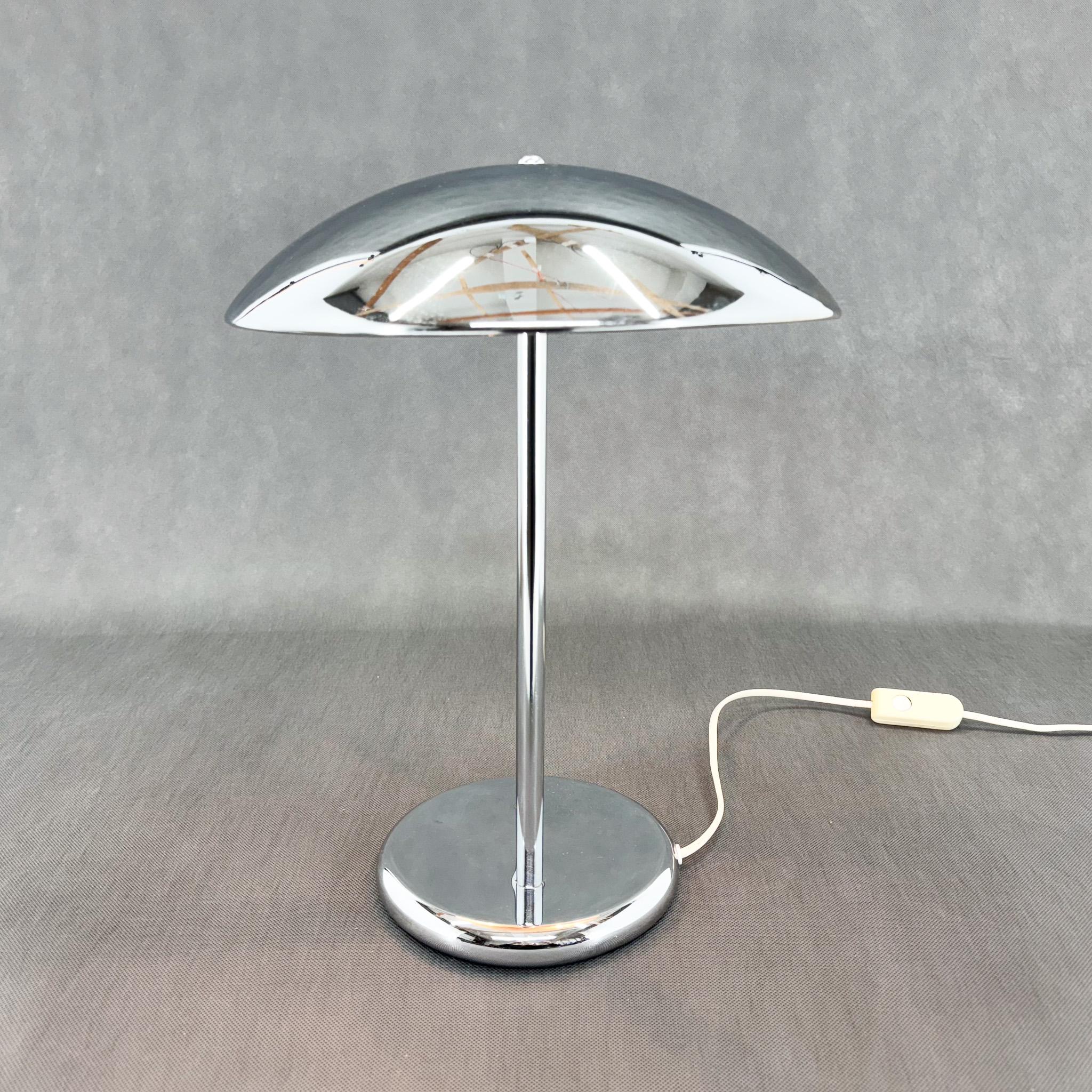 Robert Sonneman's Chrome Mushroom Lamp for Ikea, 1980s For Sale 3