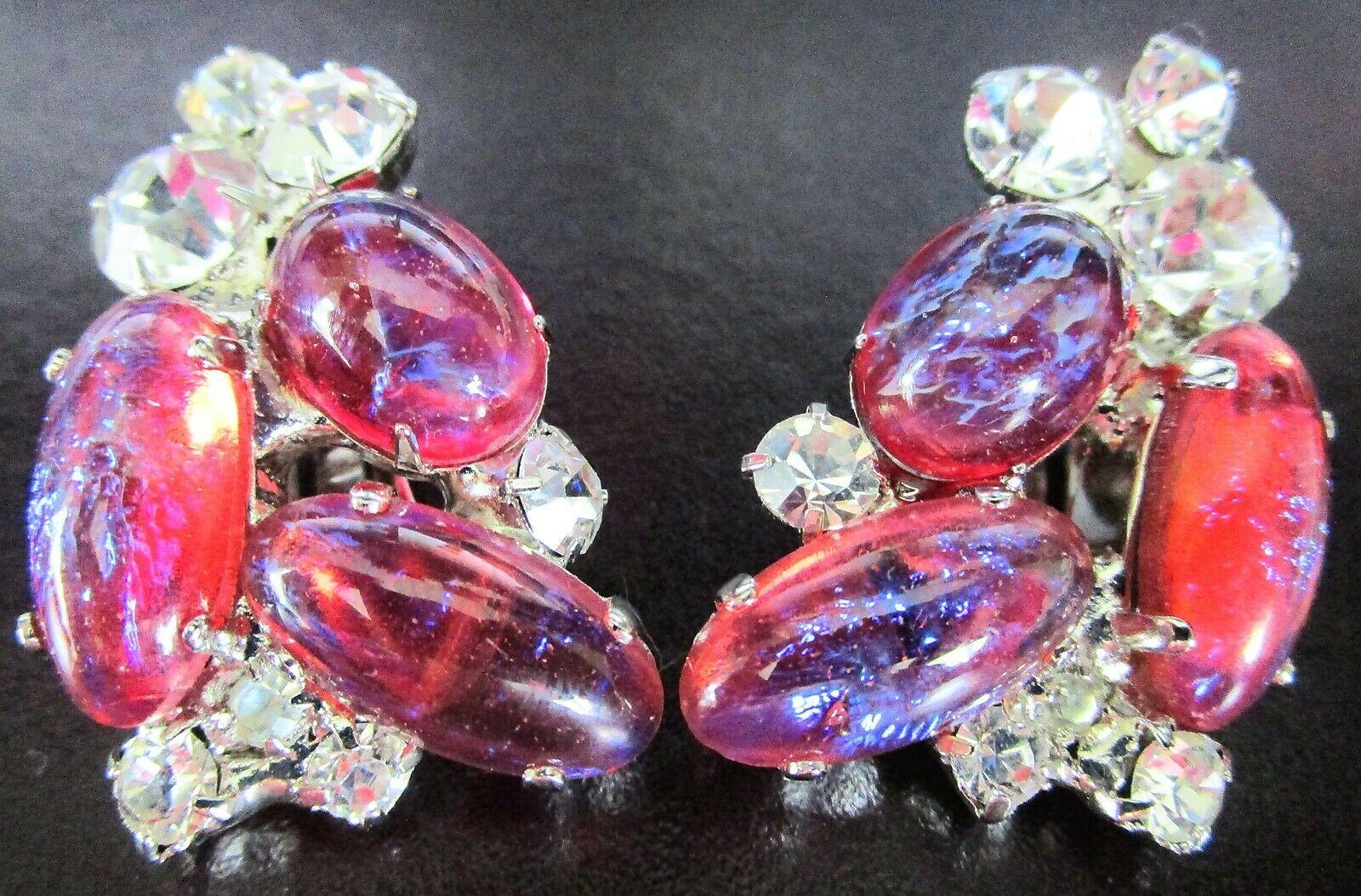Robert Sorrell Dragons Breath Fire Opal Crystal Bracelet Necklace Earrings Set 1