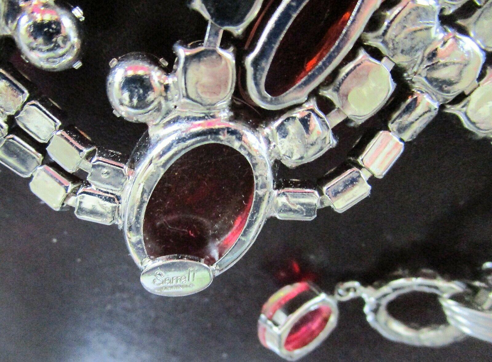 Women's Robert Sorrell Dragons Breath Fire Opal Crystal Bracelet Necklace Earrings Set