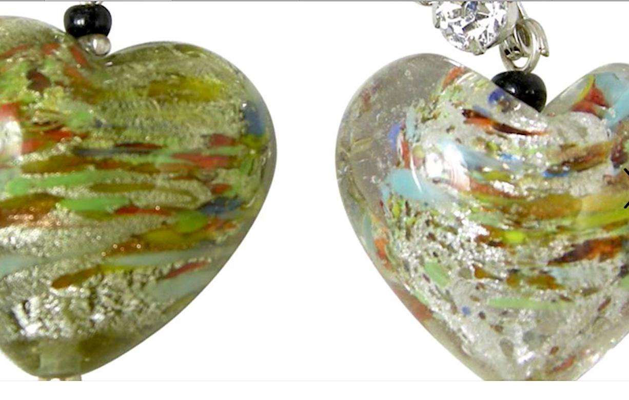 Women's Robert Sorrell One-Of-A-Kind Heart Drop Earrings