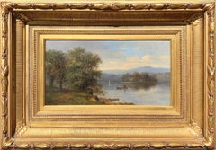 Bass Lake, 1876 von Robert Spear Dunning (Amerikaner, 1829-1905)