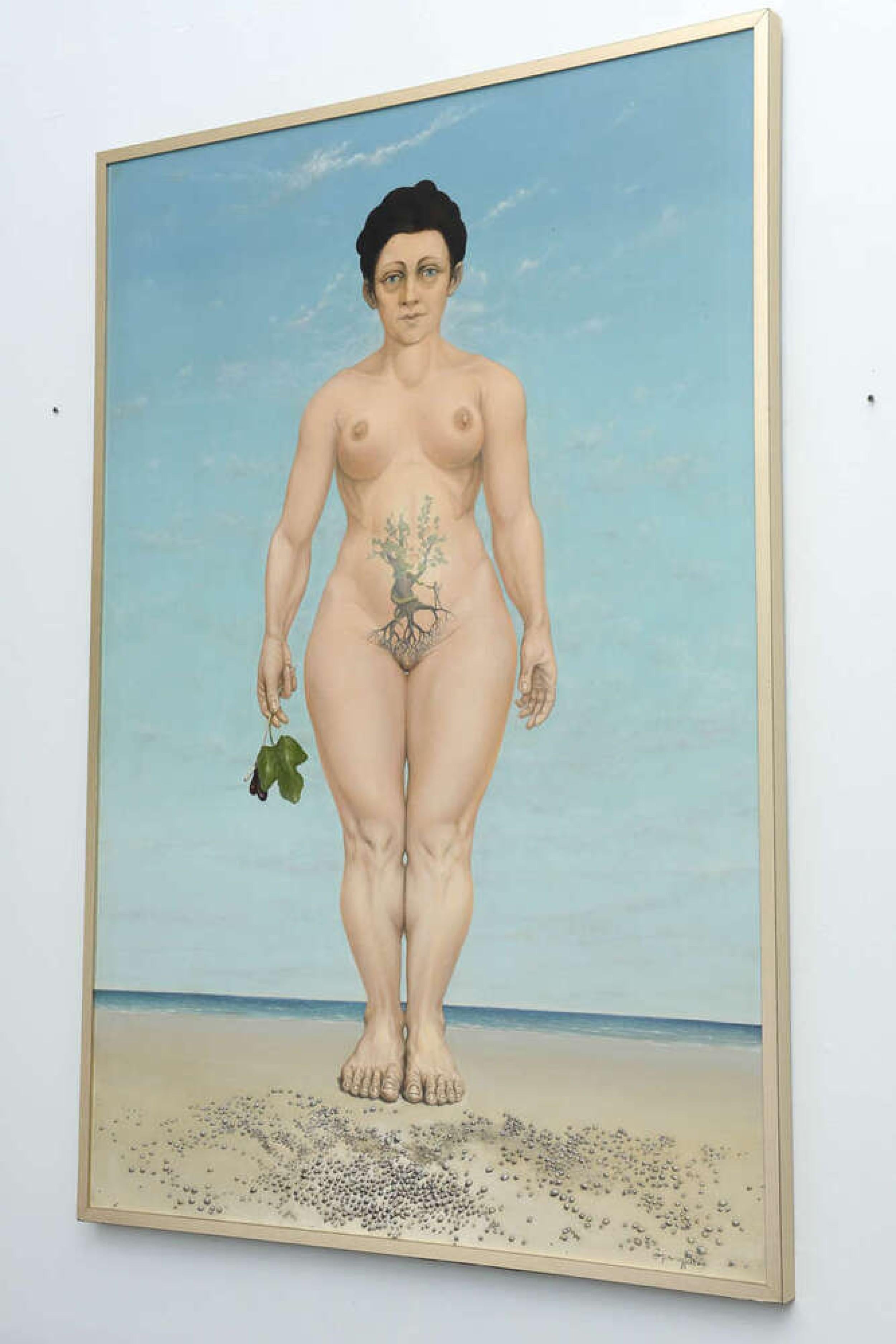 Robert Springfels Amerikanisches Zeitgenössisches Öl auf Leinwand Figuratives Gemälde, Titel (Farbe) im Angebot