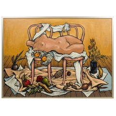 Robert Springfels American Contemporary Oil on Canvas, Titled "Composition # 35"