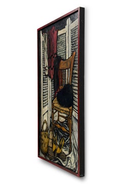 Robert Springfels American Oil on Canvas, Titled: "Composition # 35"