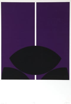 Tokyo 1,  Abstract Geometric Screenprint by Robert Squeri