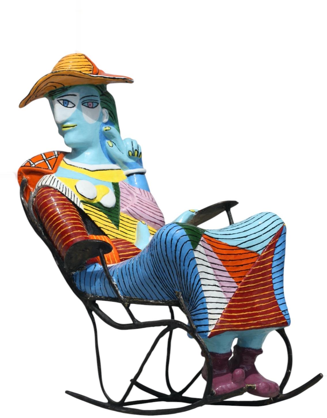 Papier Robert St. Croix, (Américain, 20e siècle) Sculpture en vente