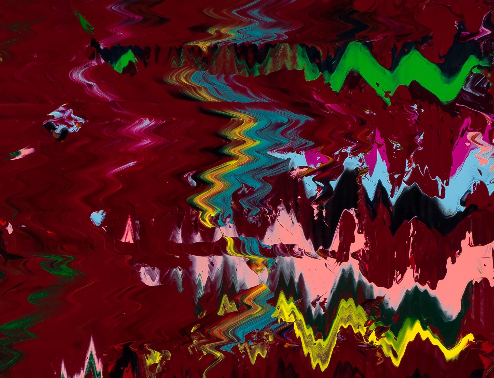 Across the Crimson Divide – Painting von Robert Standish