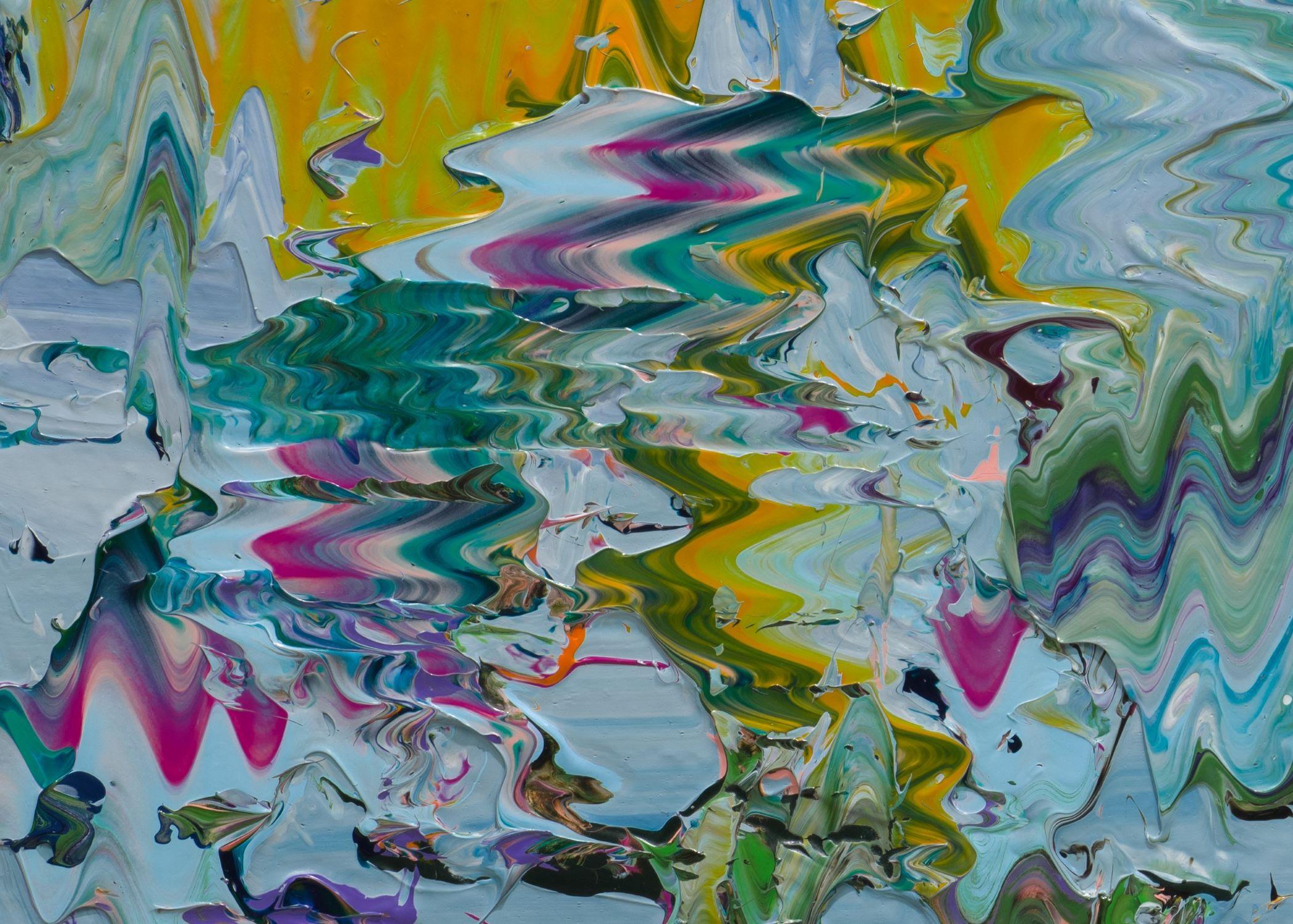 Arrived Here Without Google Maps - Painting by Robert Standish