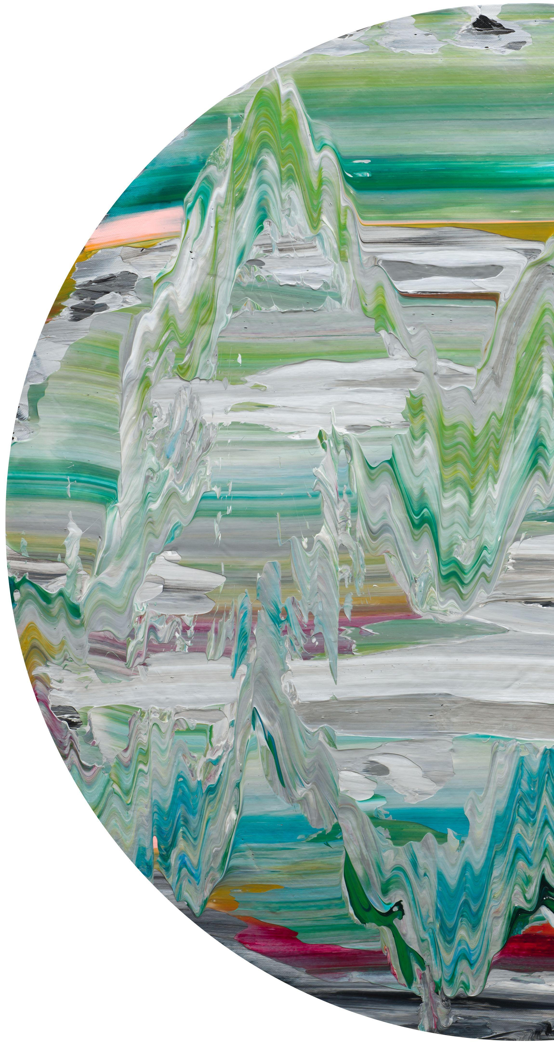 Emerald Sky - Abstract Painting by Robert Standish