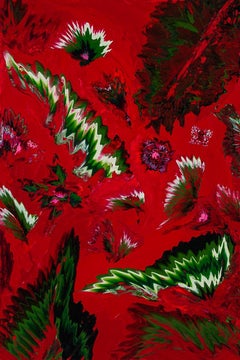 Hábitat Floriografía (Rojo Profundo), 2022