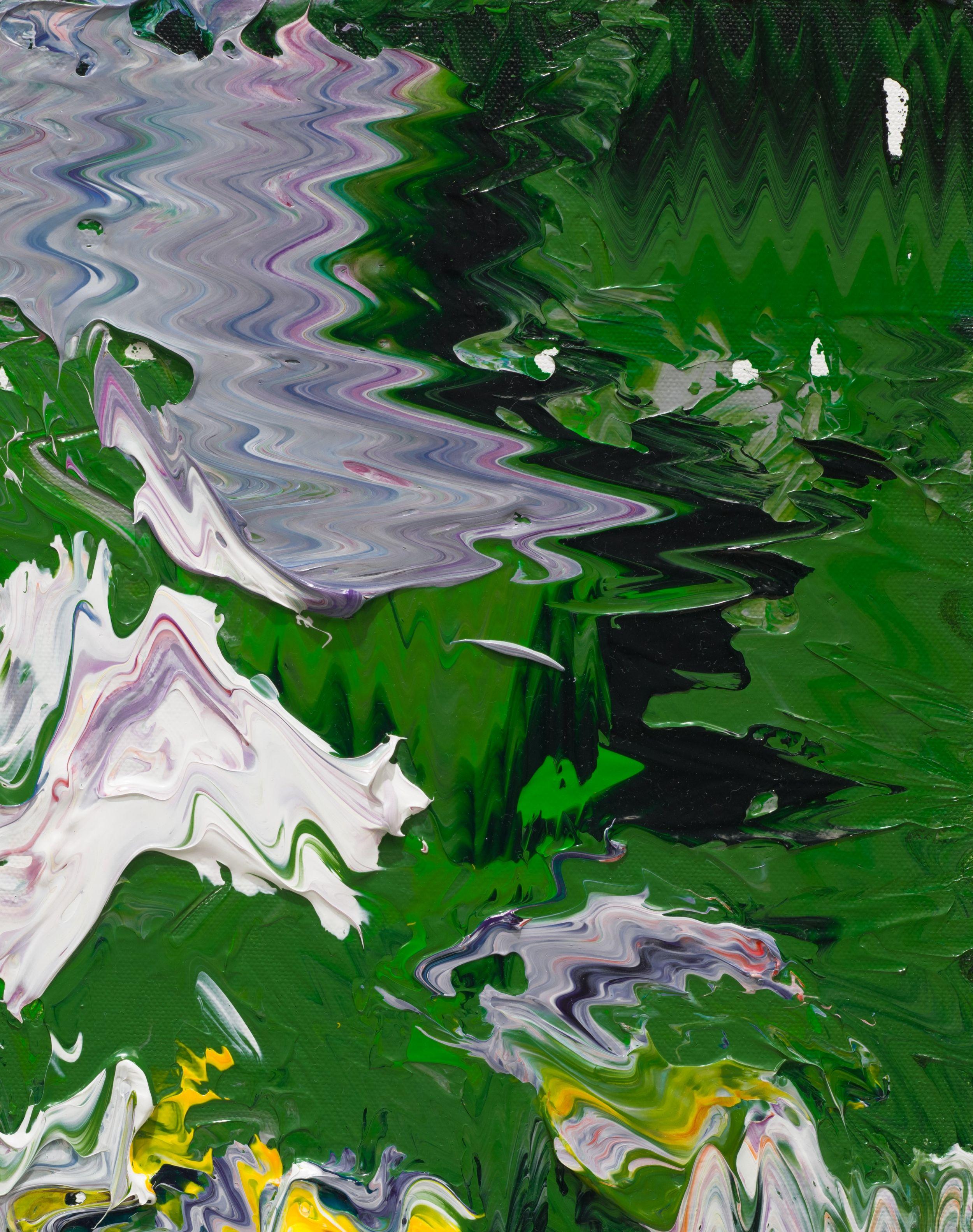 Highland is an acrylic on canvas painting by Robert Standish, signed, titled and dated verso. The art is 24 x 18 inches canvas size and 25.25 x 19.25 inches framed. Framed in a contemporary frame chosen by the artist. 

For over two decades, Los