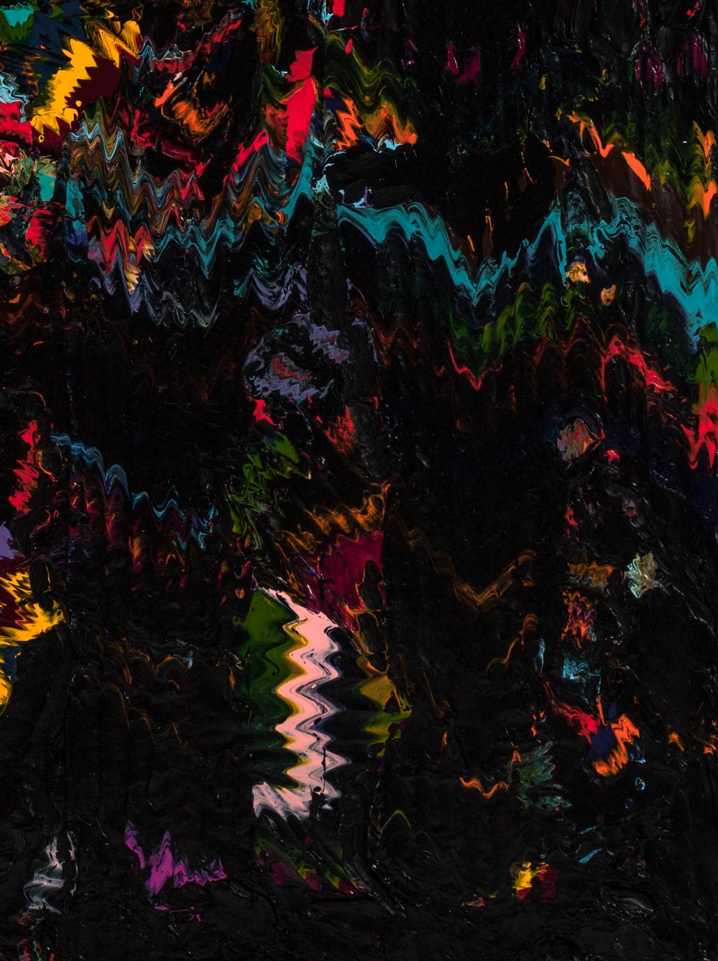 Luminiferous (#2) is an acrylic on canvas painting by Robert Standish, signed, titled and dated verso. The art is 48 x 36 inches canvas size and 49.5 x 37.5  inches framed. Framed in a contemporary black frame chosen by the artist. 

For over two