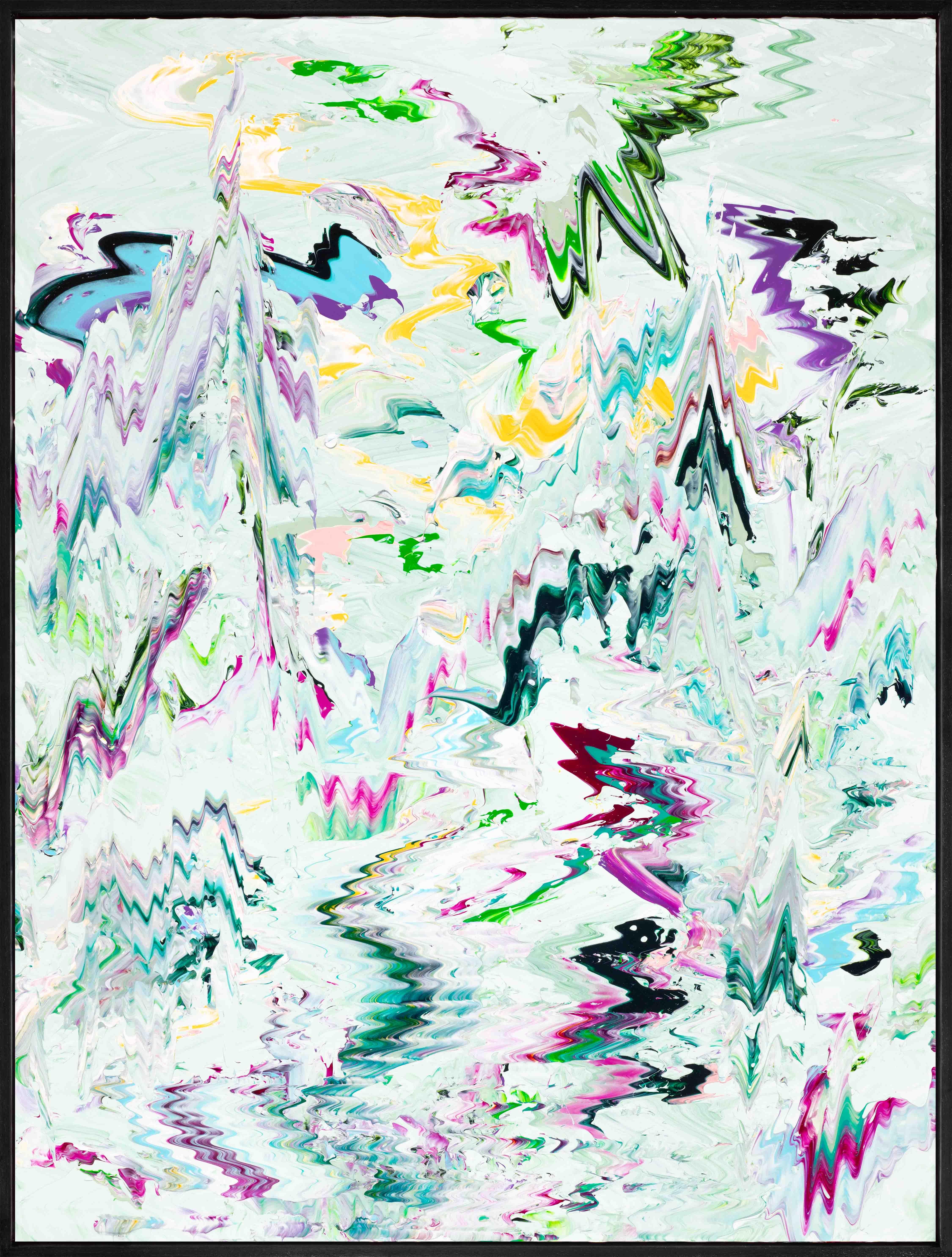 Wisdom Messengers At Mint Mountain - Abstract Painting by Robert Standish