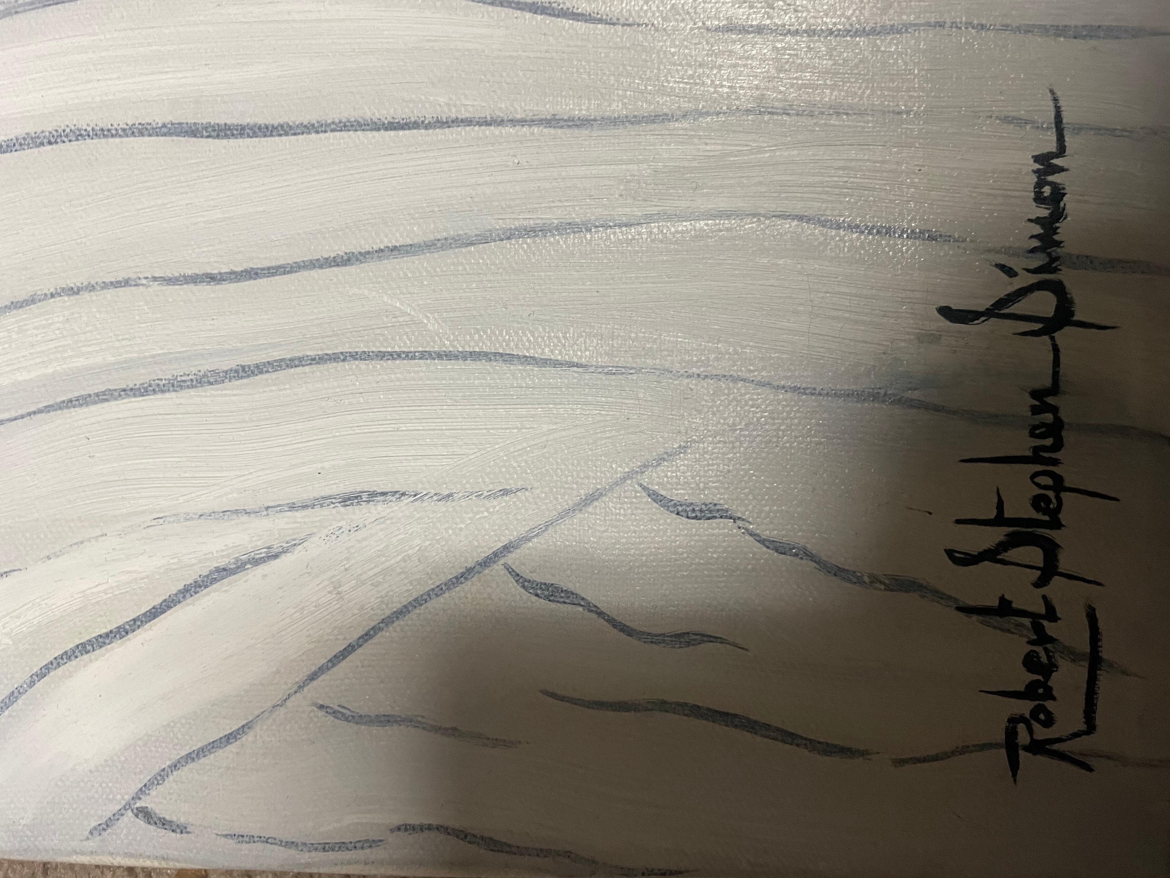 Questo è un dipinto a olio su tela originale di Robert Stephen Simon 