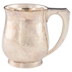 Robert Stone Sterling Silver Pint Tankard London 1953
