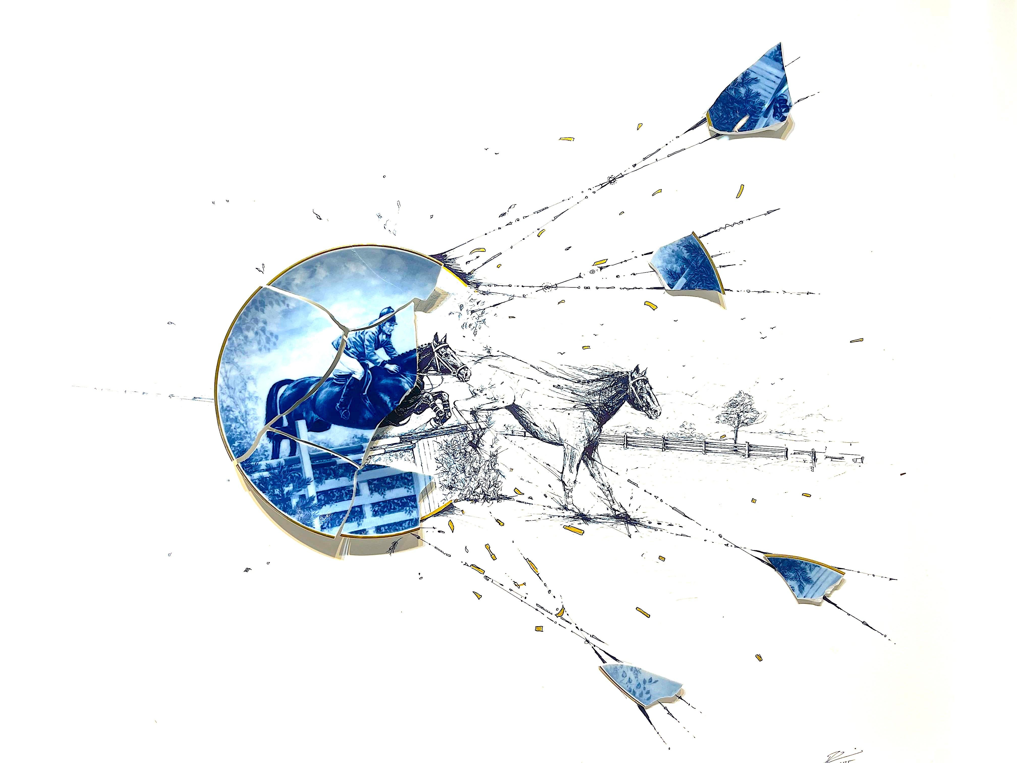 Equus - Mixed Media Art by Robert Strati