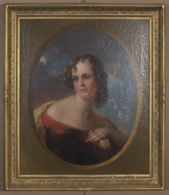 Antique Portrait of a Woman by Robert Street