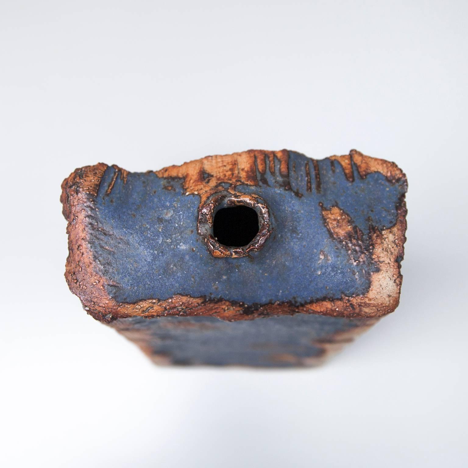 Robert Sturm Brutalist Keramik Vase (Moderne der Mitte des Jahrhunderts)