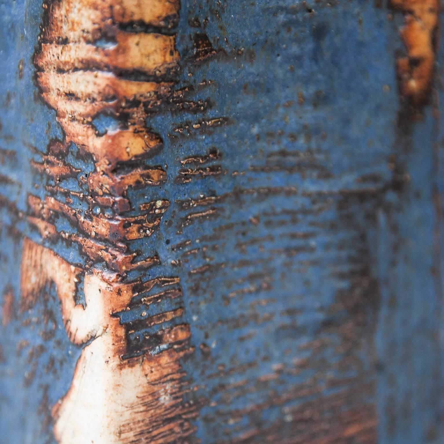 Robert Sturm Brutalist Keramik Vase (Unglasiert)