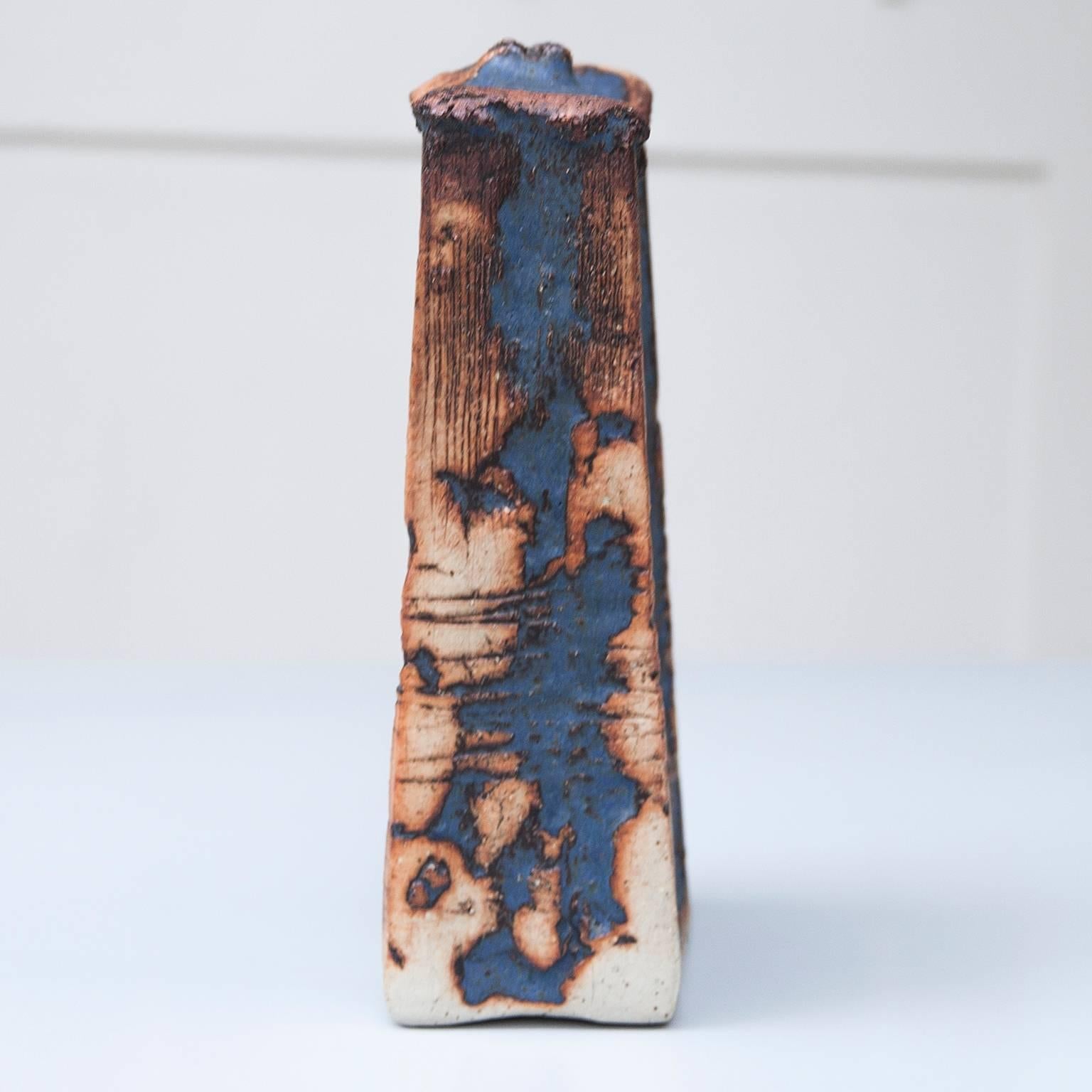 Mid-20th Century Robert Sturm Brutalist Ceramic Vase