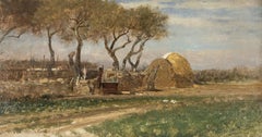 Landscape with Haystacks