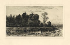 Gravure originale « Soir »