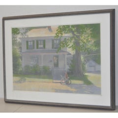 Robert Sweeney Original "Summer Day" Pastel Painting, 1987