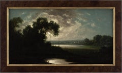 Robert T Stuart, Paisaje fluvial, Atardecer