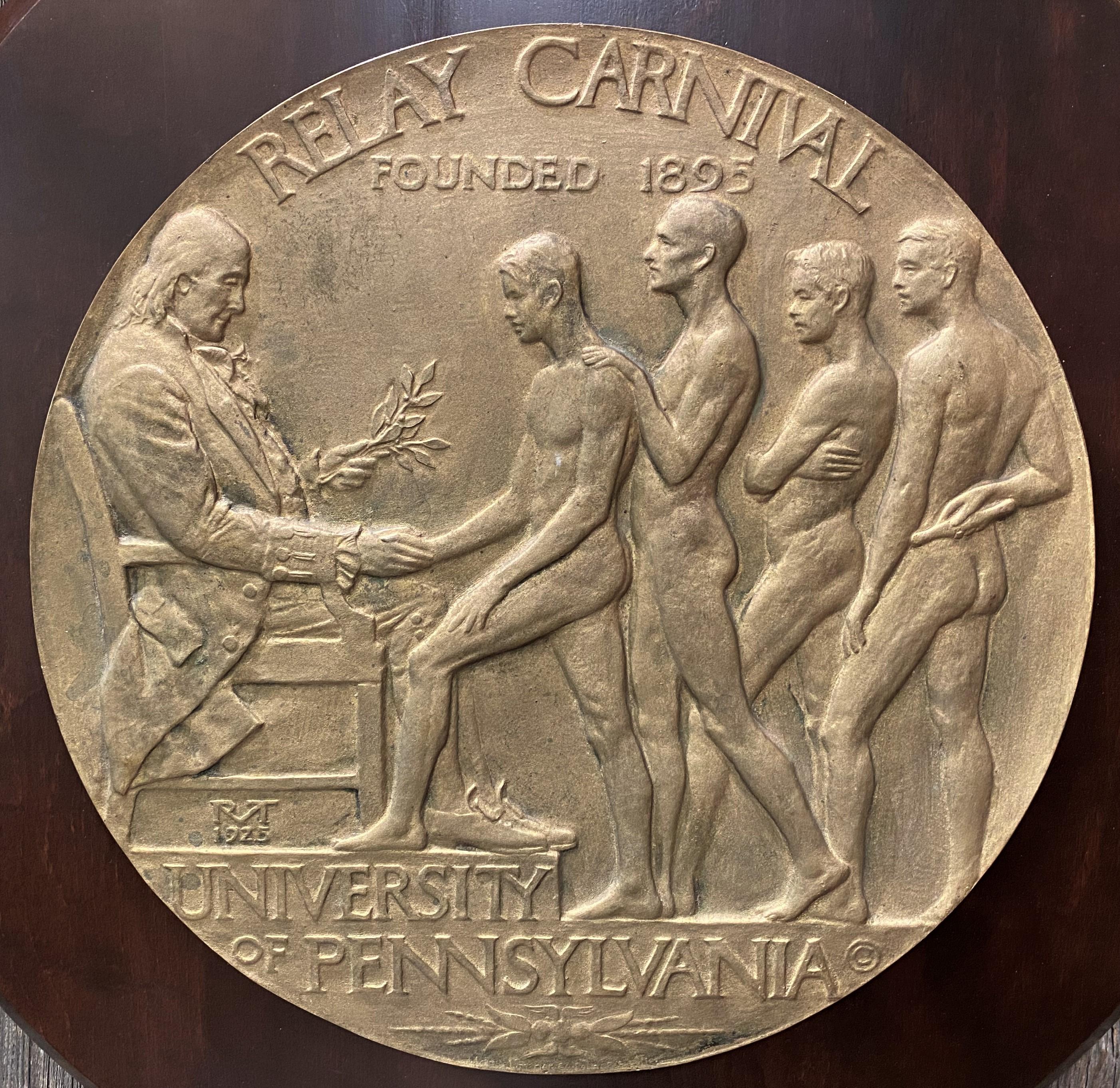 Relay Carnival at the University of Pennsylvania, 1925 - Sculpture by Robert Tait McKenzie