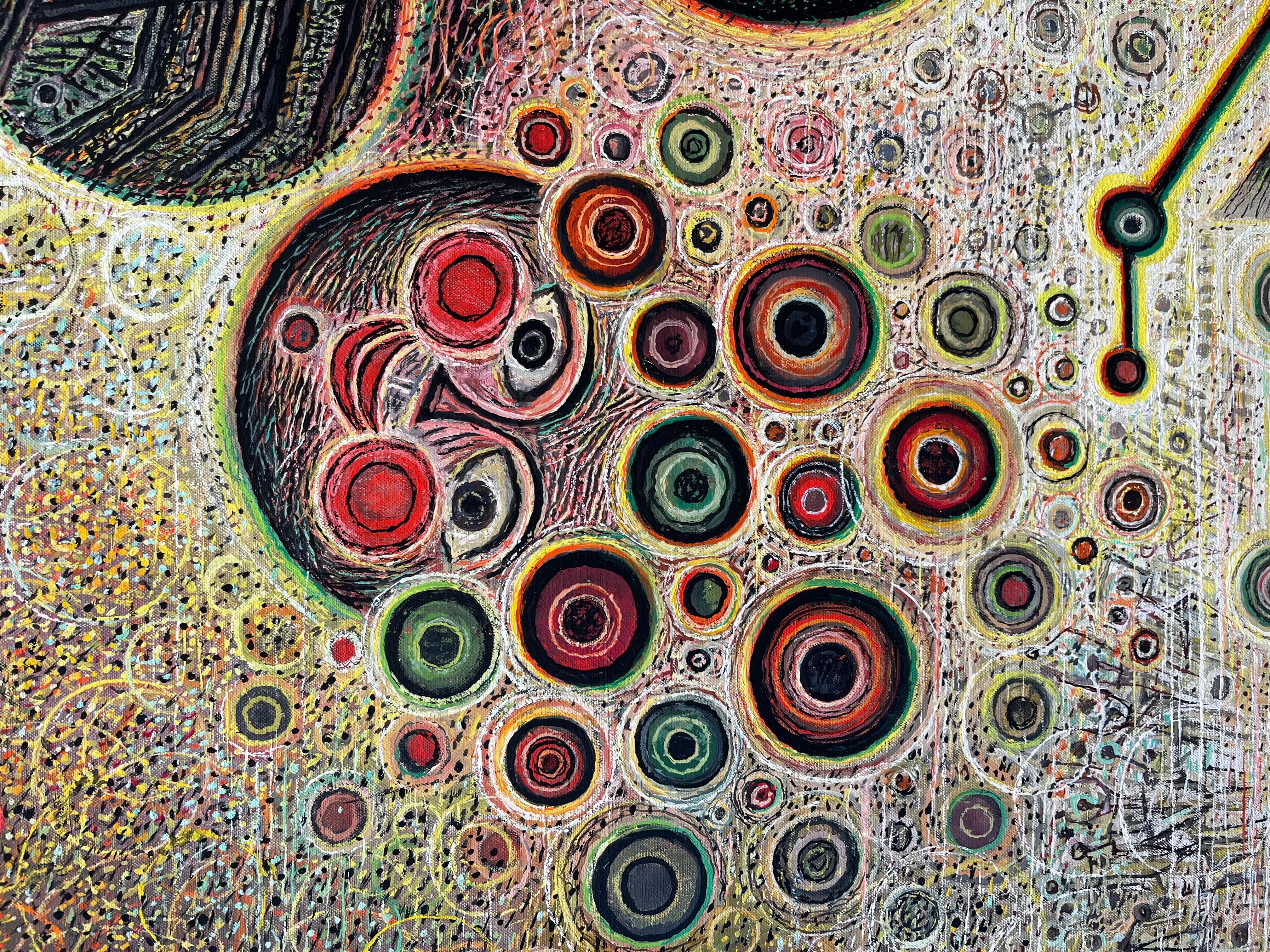 Beauty - Painting by Robert Tatin