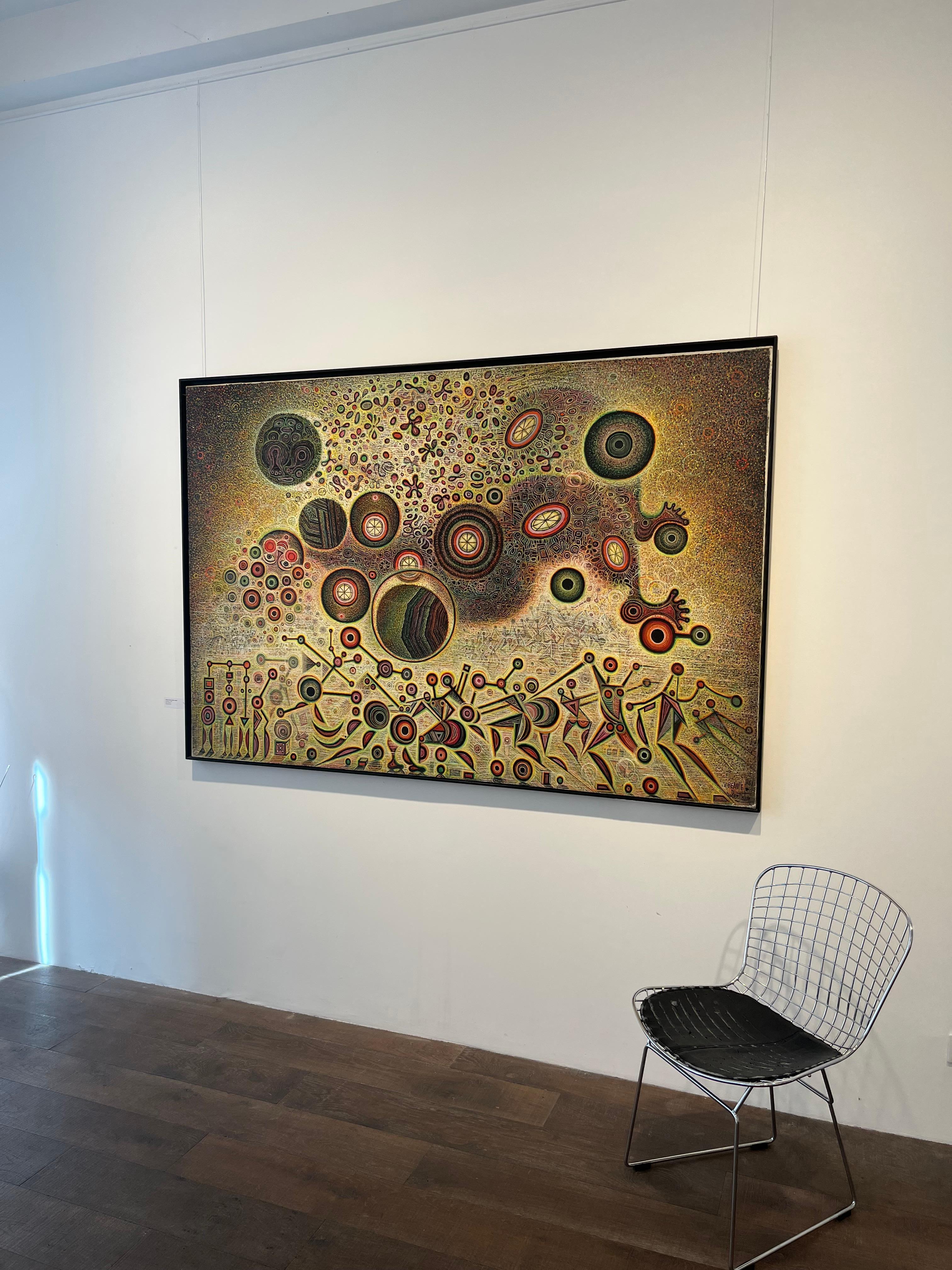Beauty - Outsider Art Painting by Robert Tatin