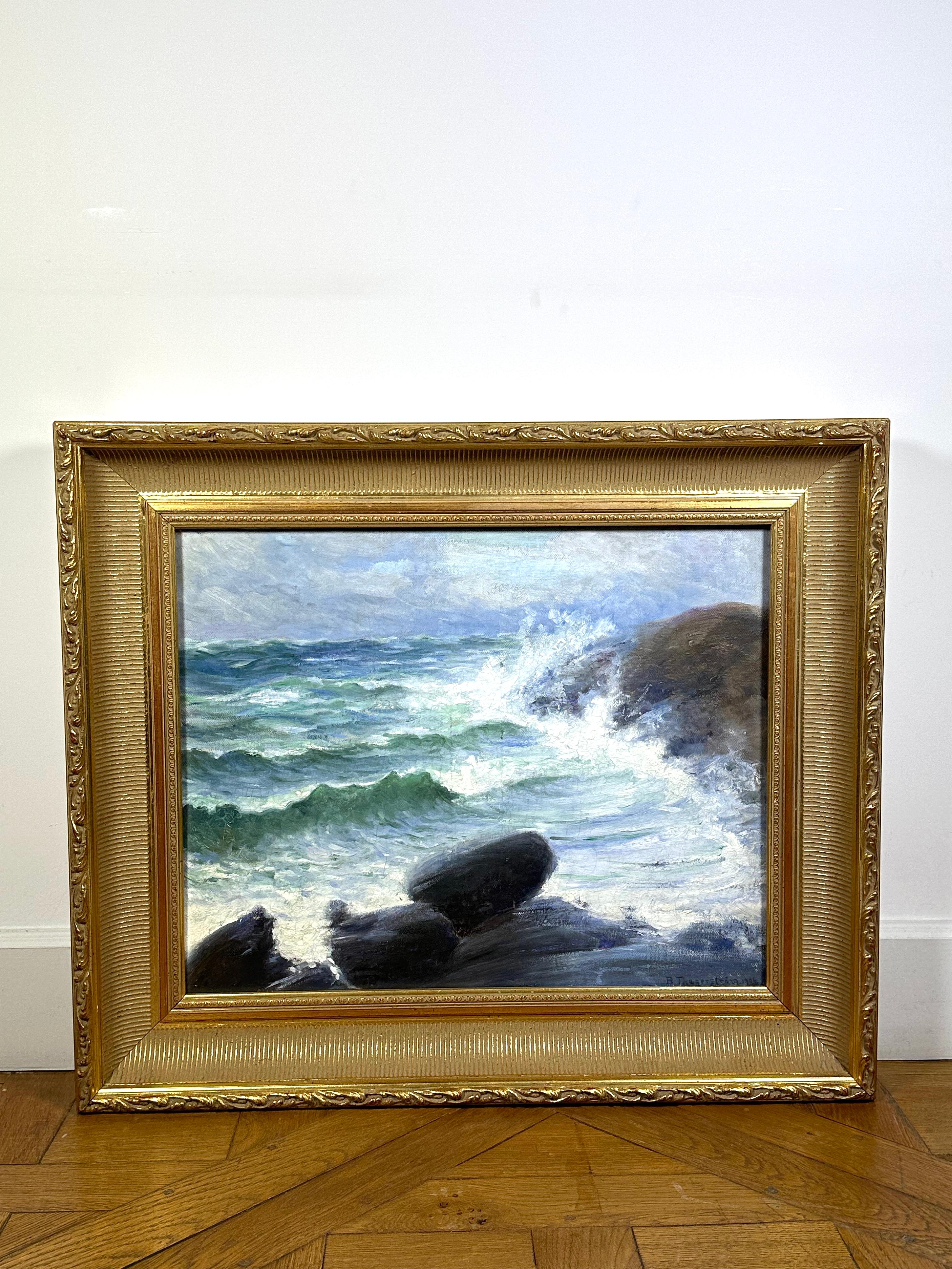 Robert Thegerström Gemälde Öl auf Leinwand signiert und datiert 1906 im Angebot 1