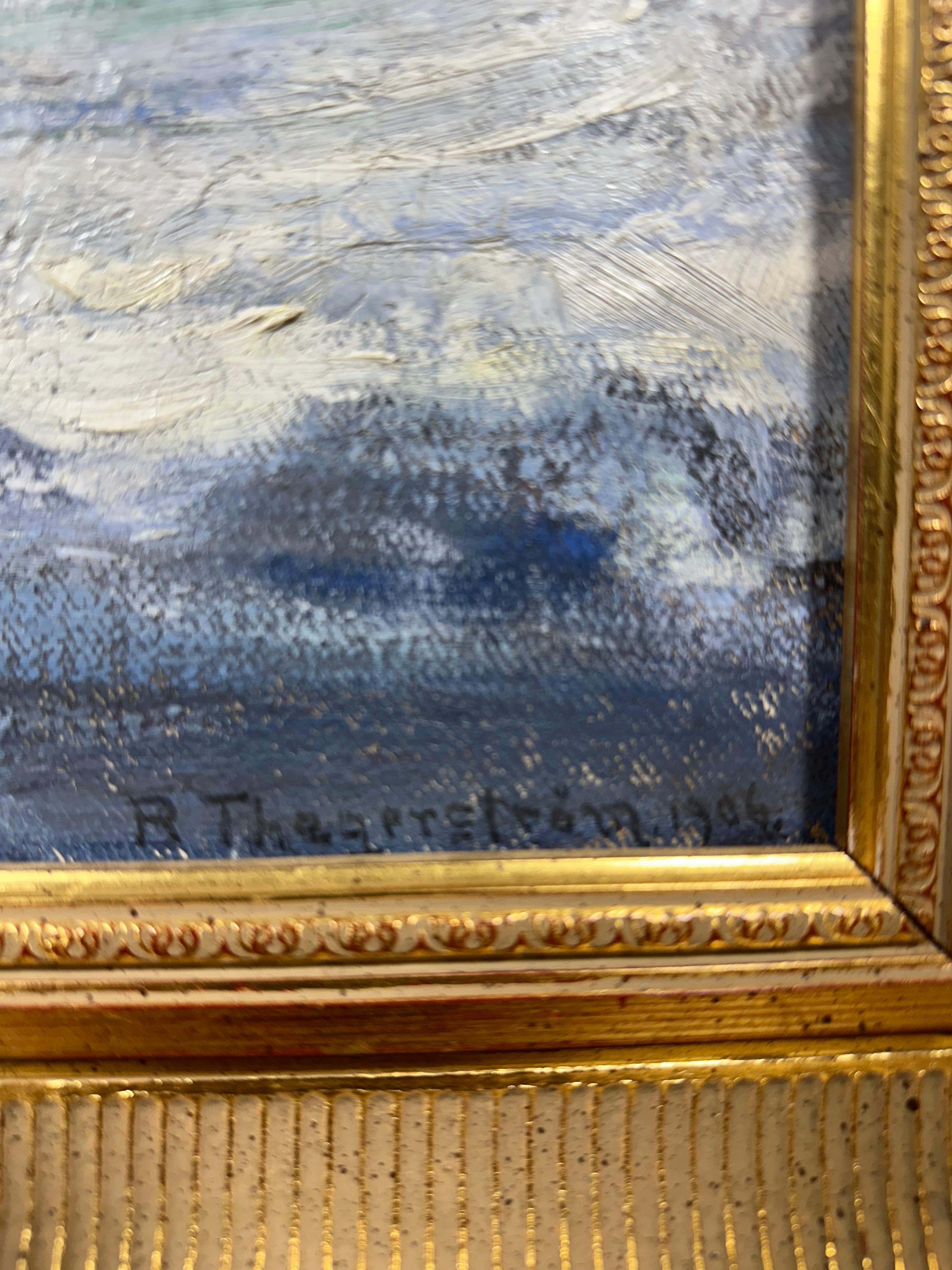 Robert Thegerström Gemälde Öl auf Leinwand signiert und datiert 1906 im Angebot 2