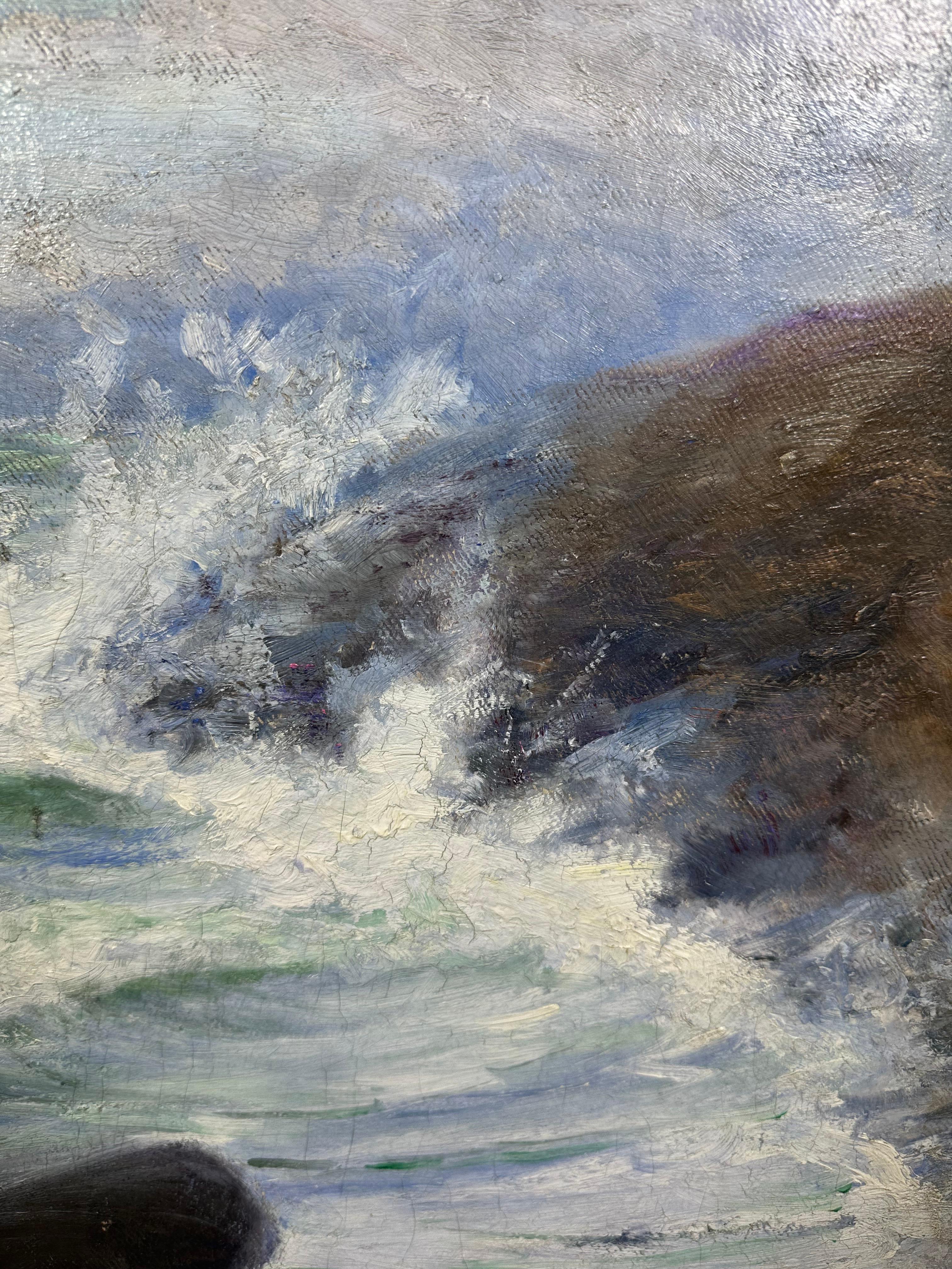 Robert Thegerström Gemälde Öl auf Leinwand signiert und datiert 1906 im Angebot 3