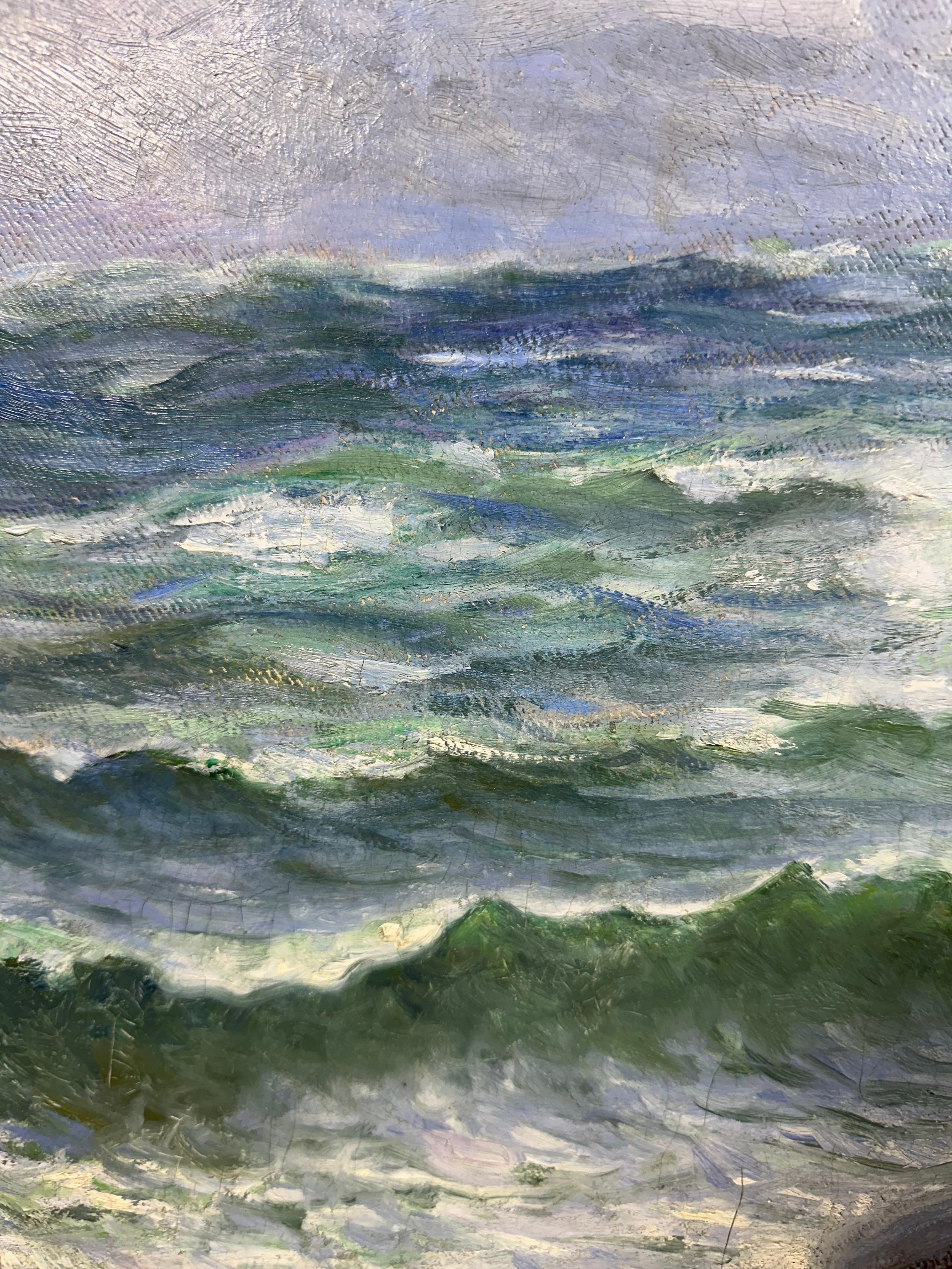 Robert Thegerström Gemälde Öl auf Leinwand signiert und datiert 1906 im Angebot 5