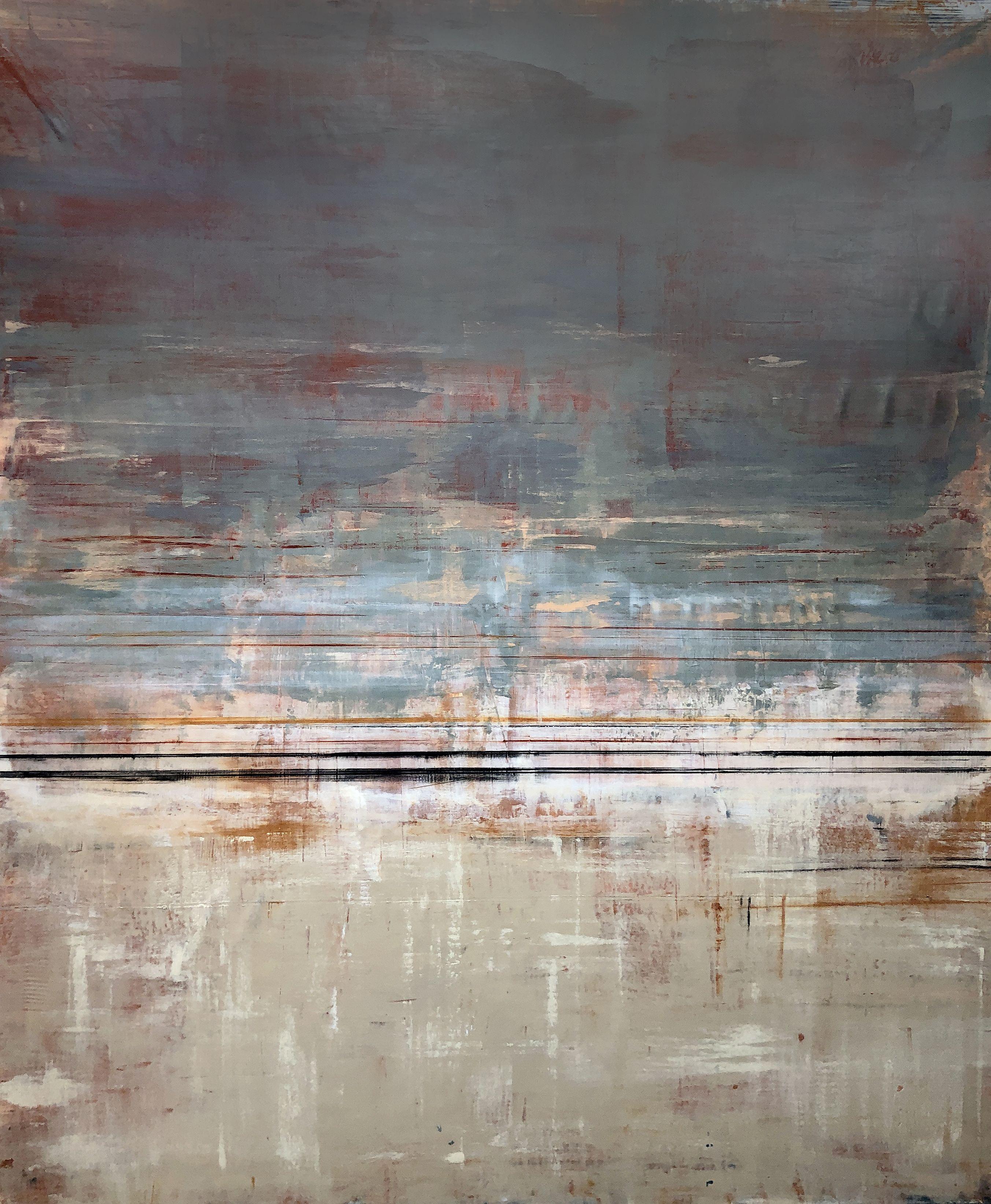 Abstract Painting di Robert Tillberg - Sogno ad occhi aperti nel sud-ovest, Pittura, Acrilico su tela
