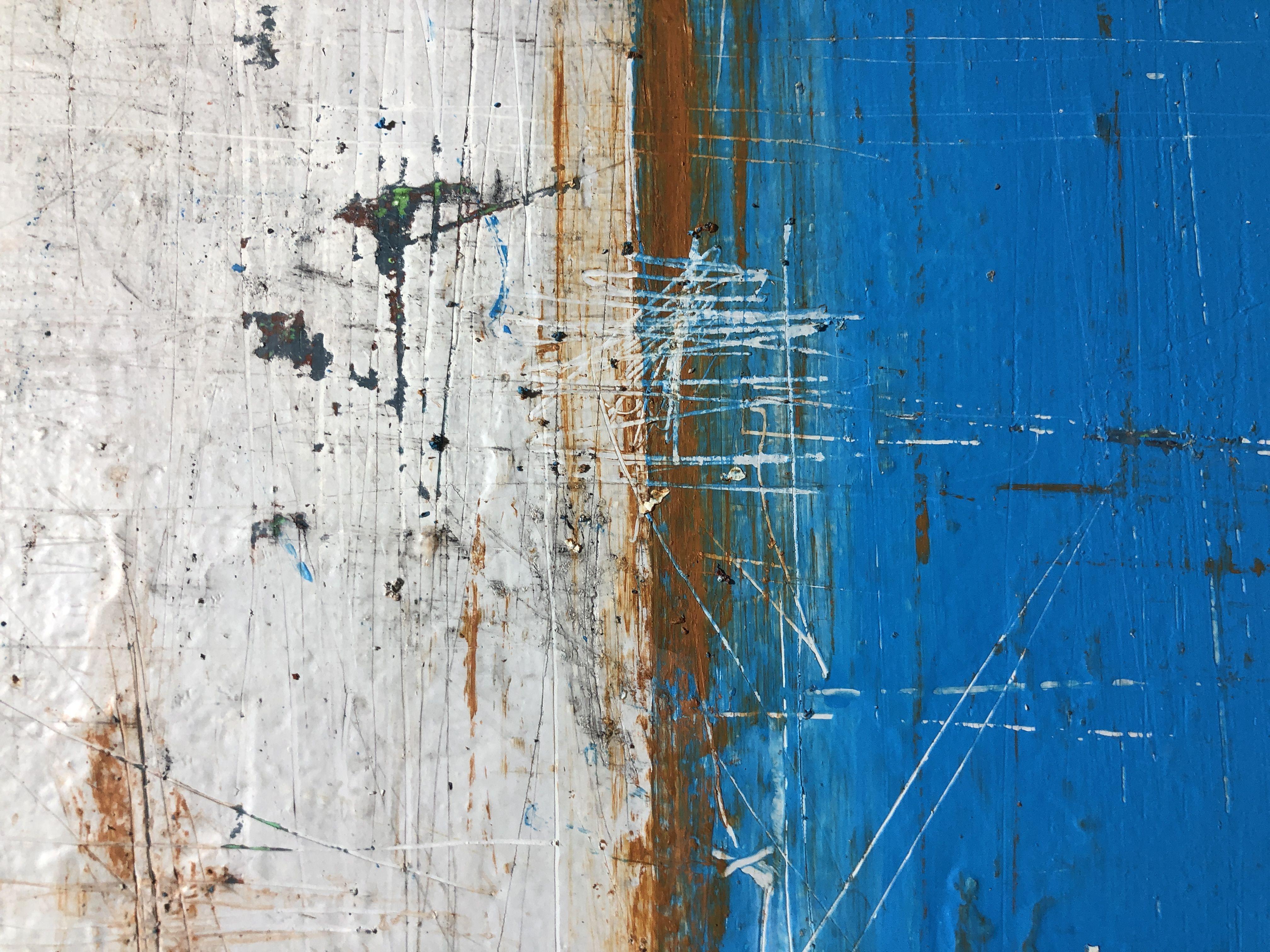 Scaduto, Pittura, Olio su tela - Abstract Painting Nero di Robert Tillberg