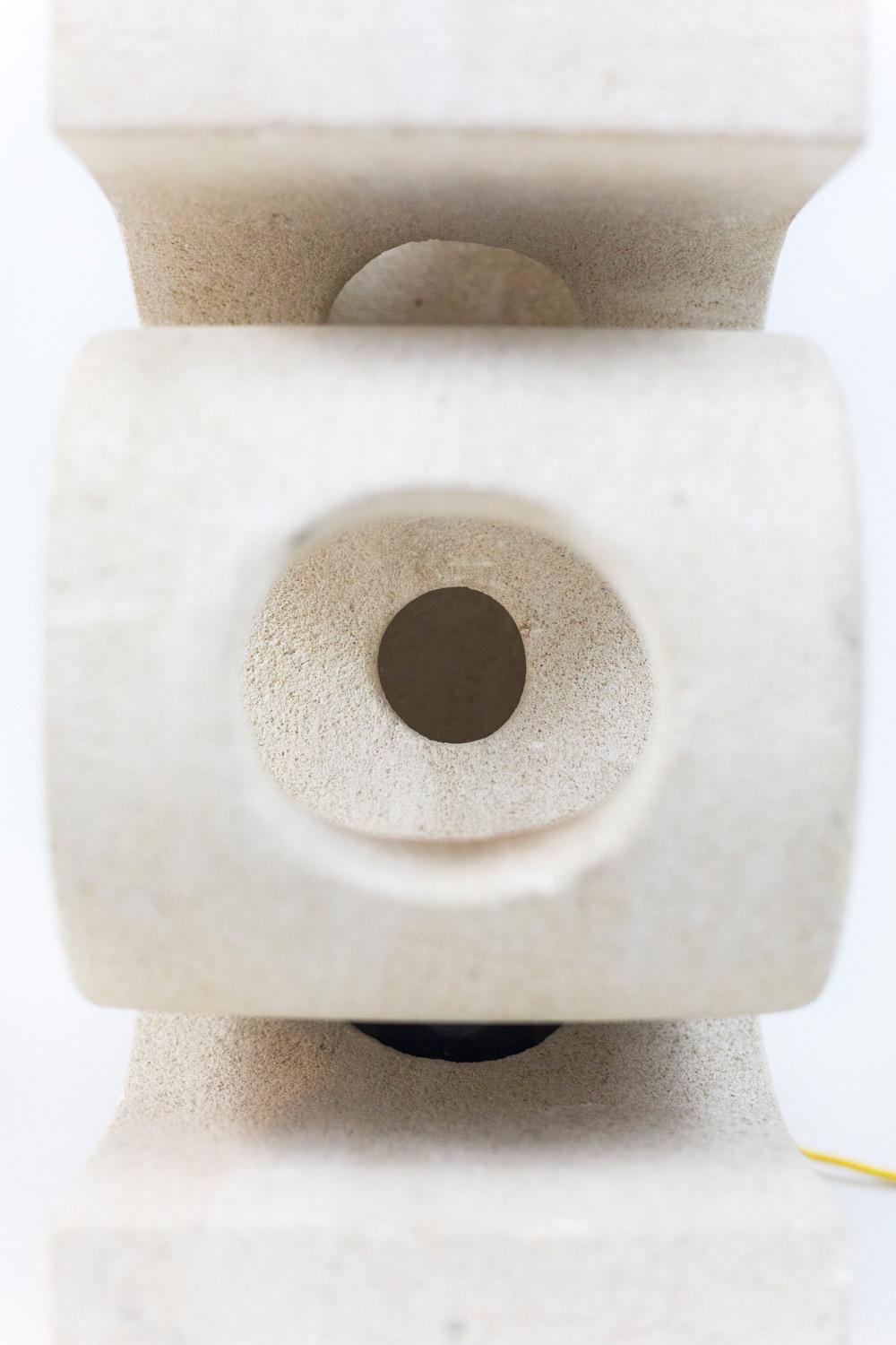 Robert Tormos, Lamp in Natural Stone, 1970s 3