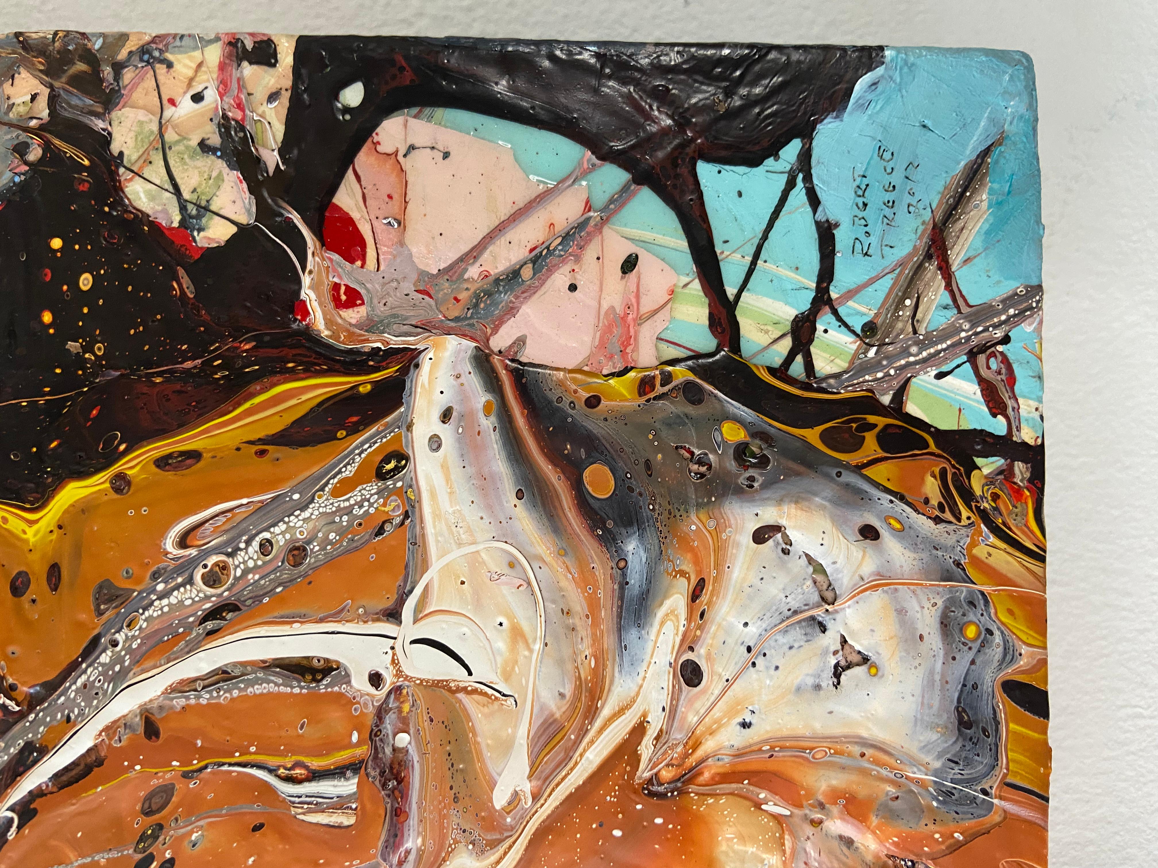 Strati di esagerazione - Painting Contemporaneo di Robert Treece